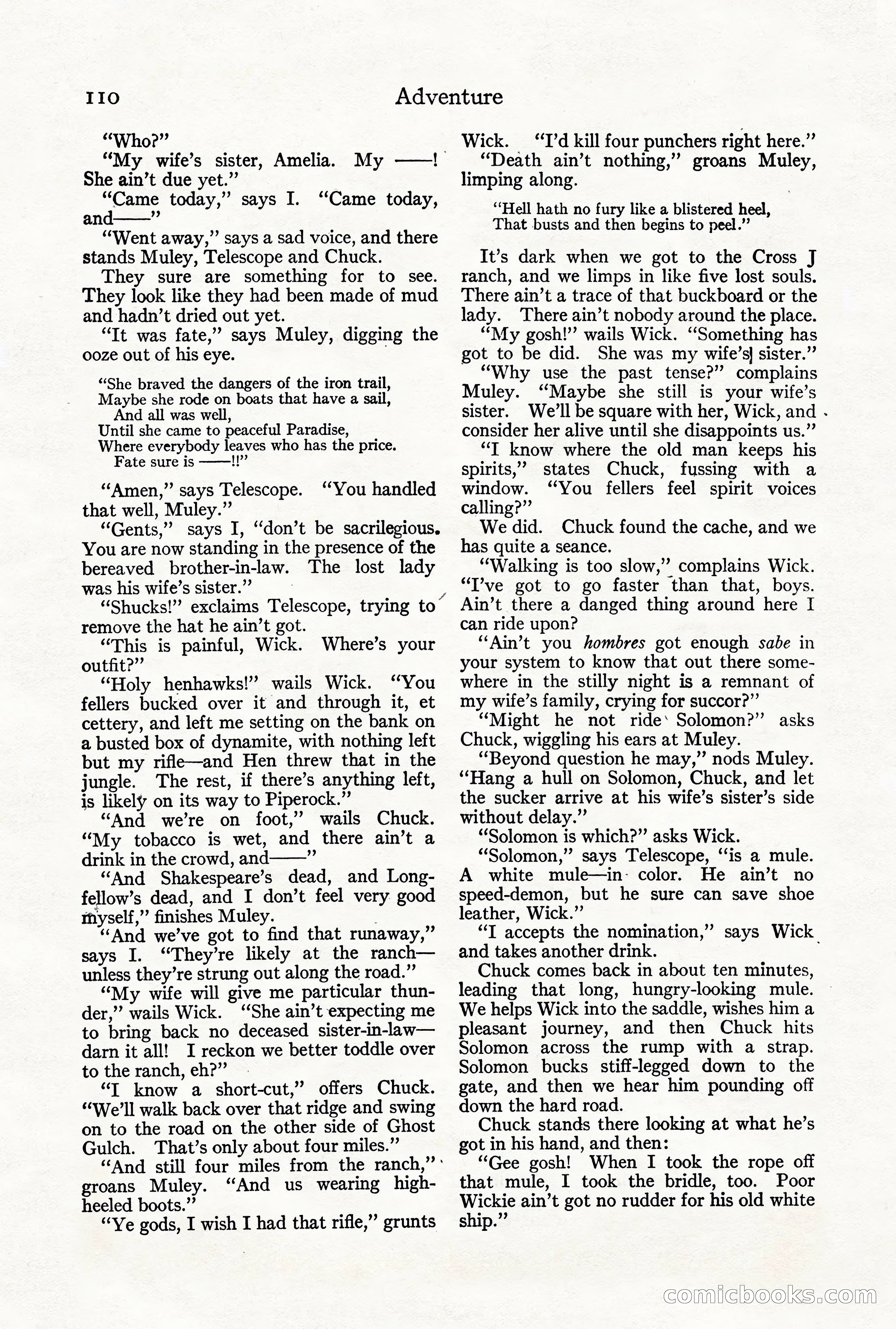 Adventure Magazine, Vol. 21, No. 3 — page 120 of 204