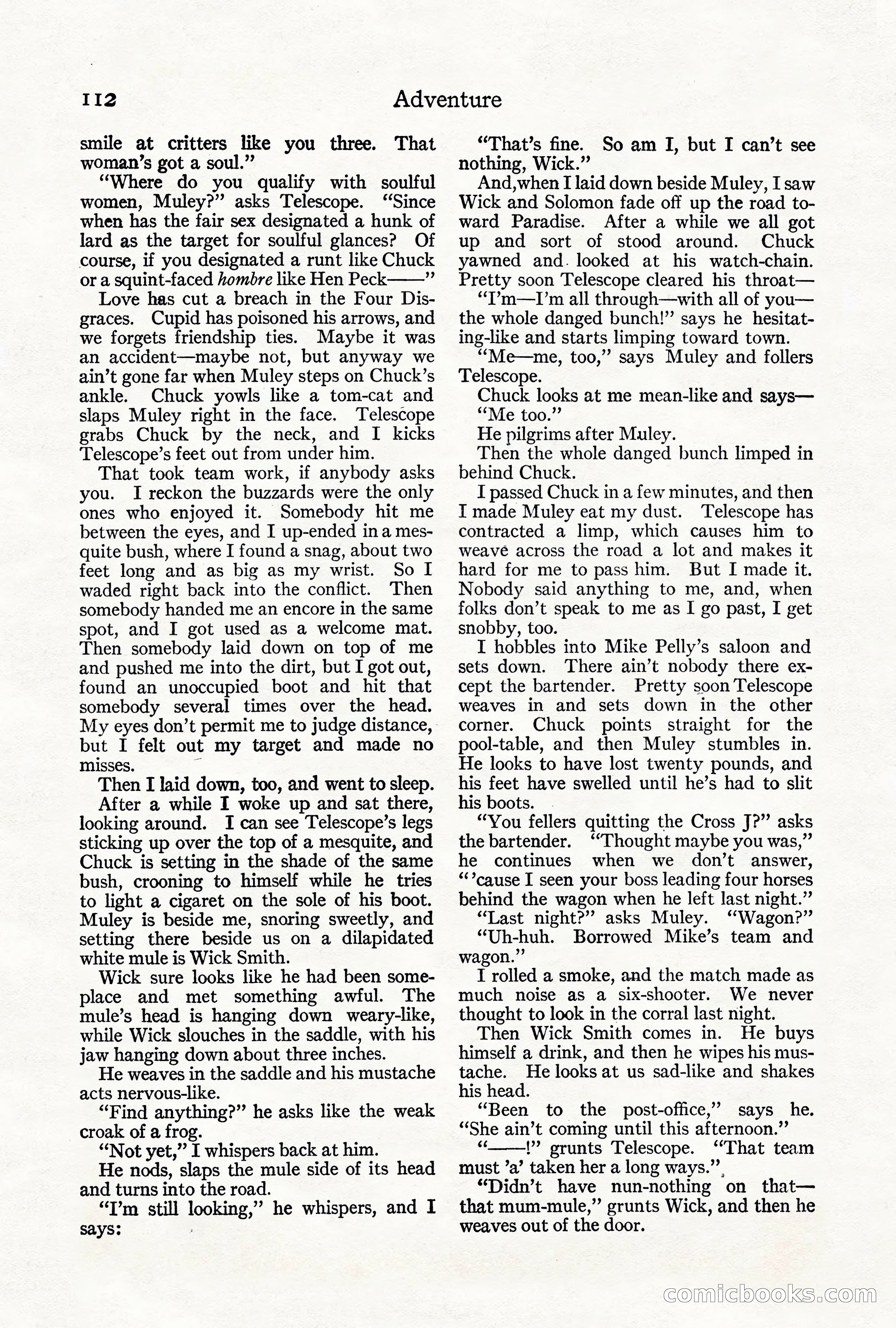 Adventure Magazine, Vol. 21, No. 3 — page 122 of 204
