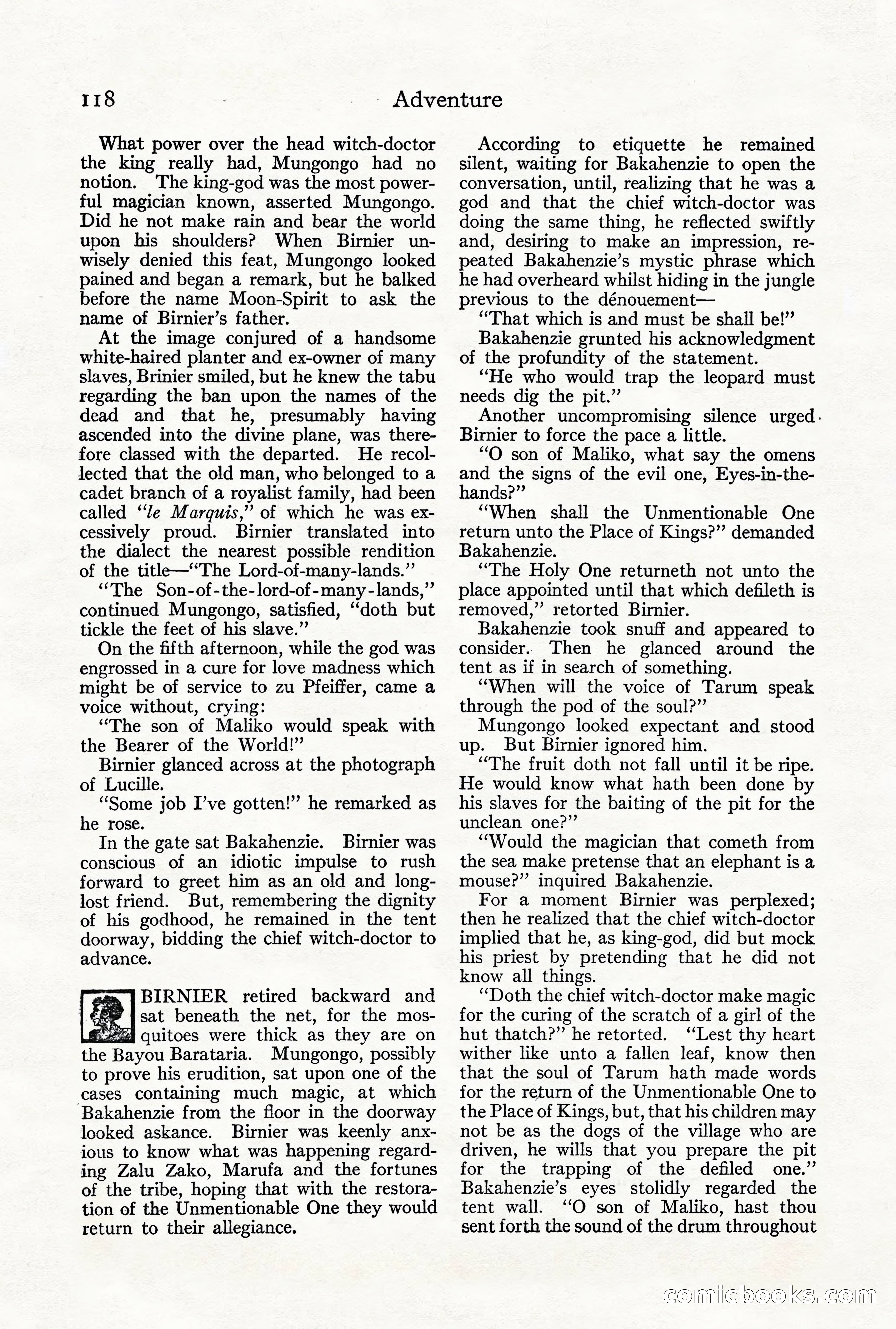 Adventure Magazine, Vol. 21, No. 3 — page 128 of 204