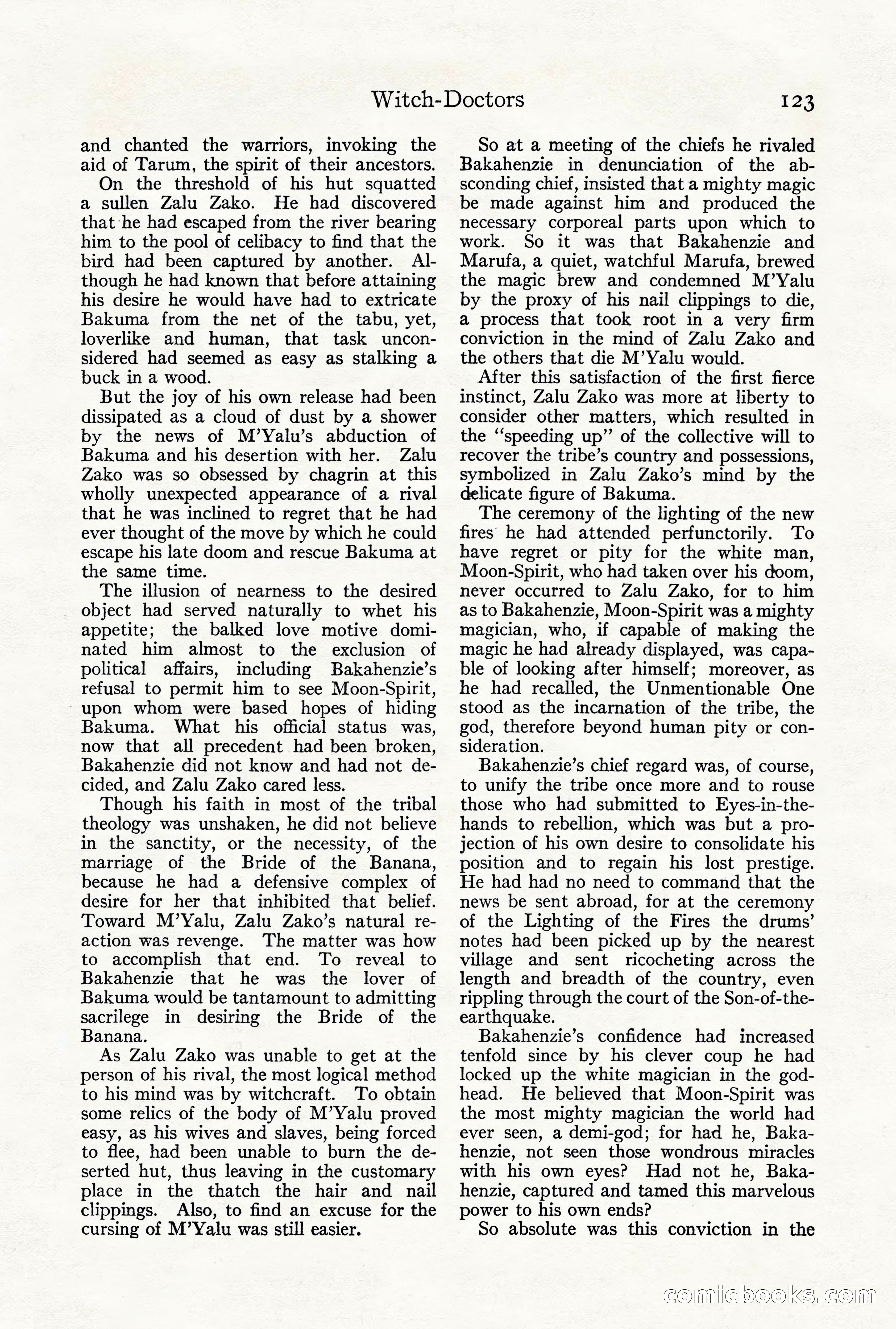 Adventure Magazine, Vol. 21, No. 3 — page 133 of 204