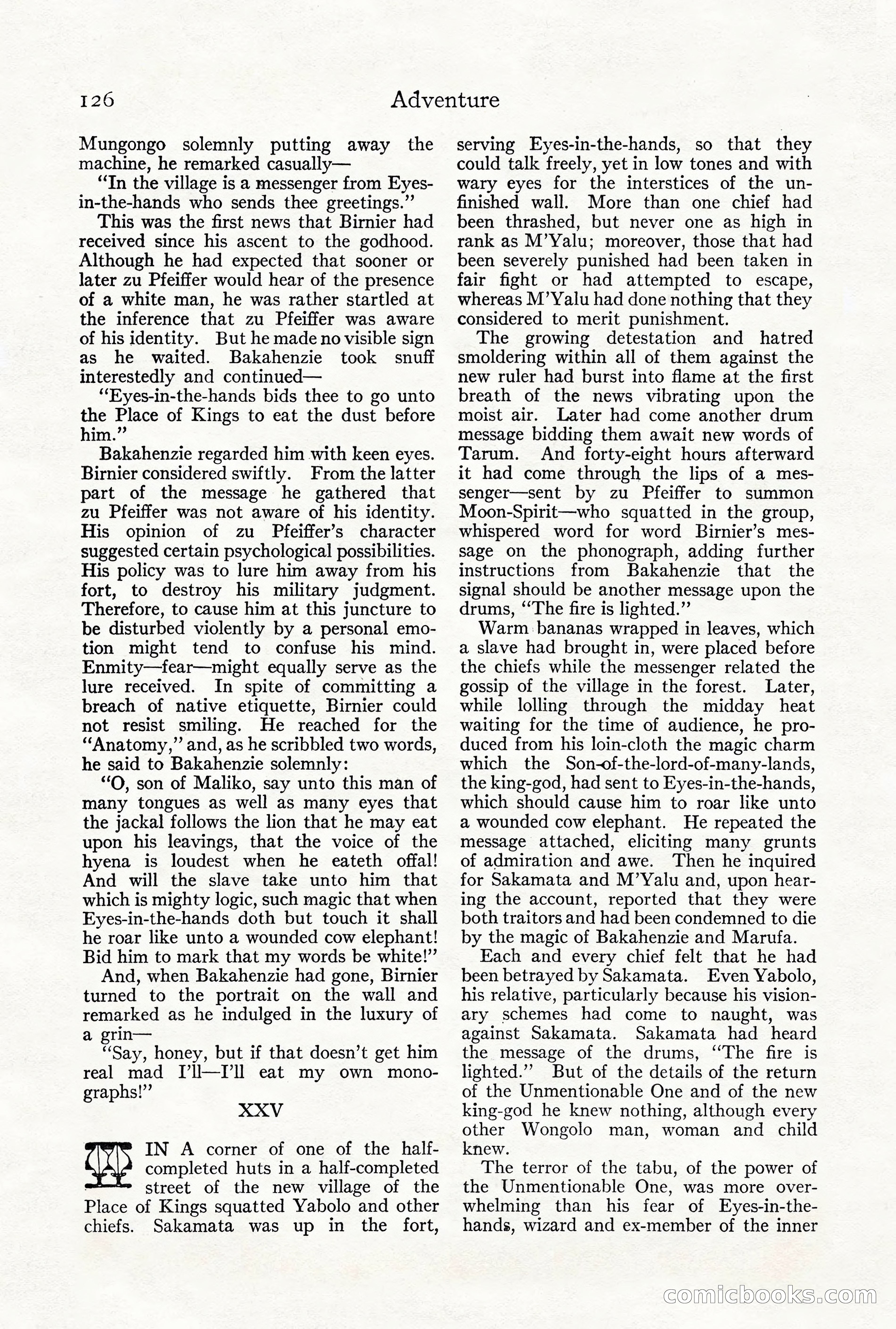 Adventure Magazine, Vol. 21, No. 3 — page 136 of 204