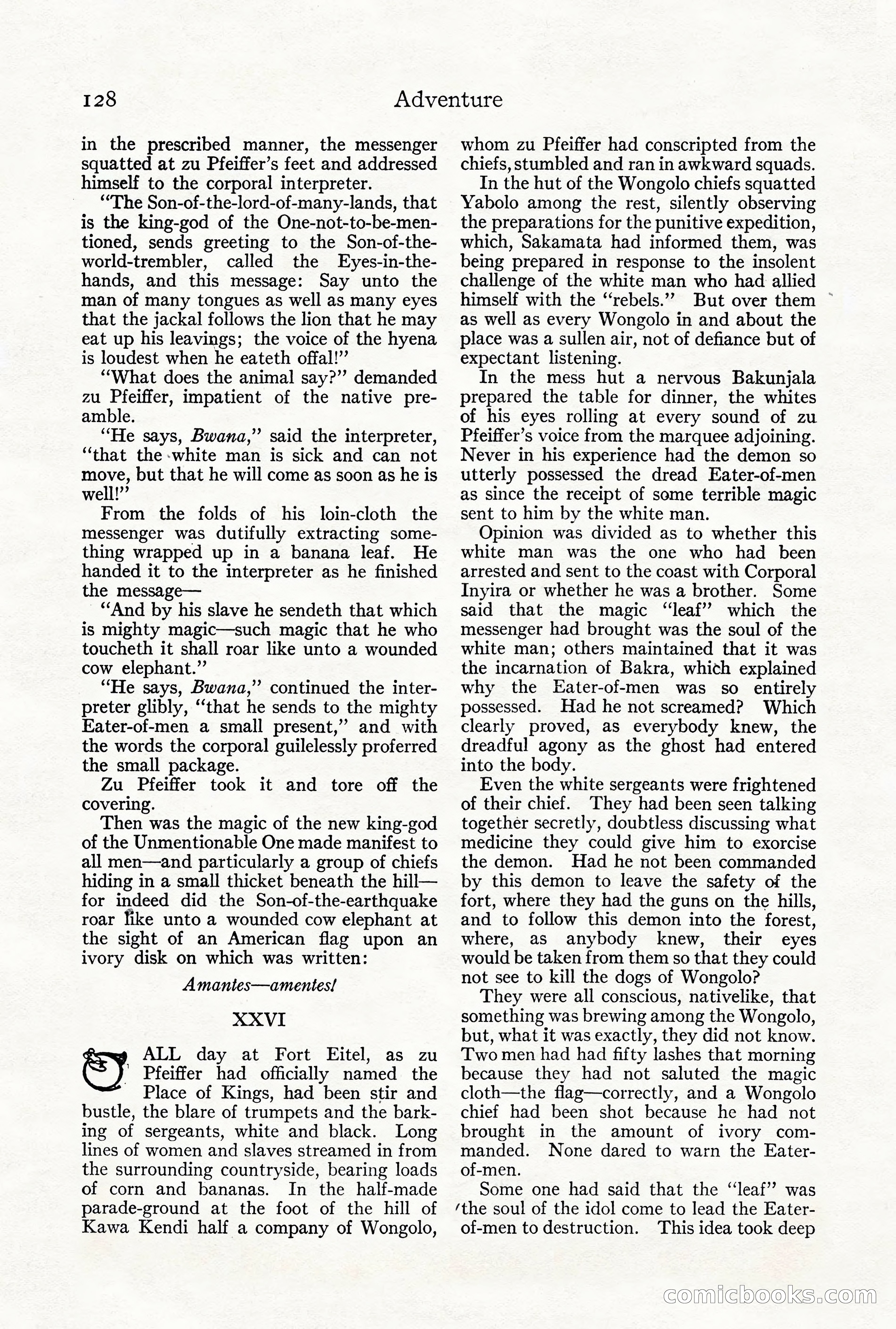 Adventure Magazine, Vol. 21, No. 3 — page 138 of 204