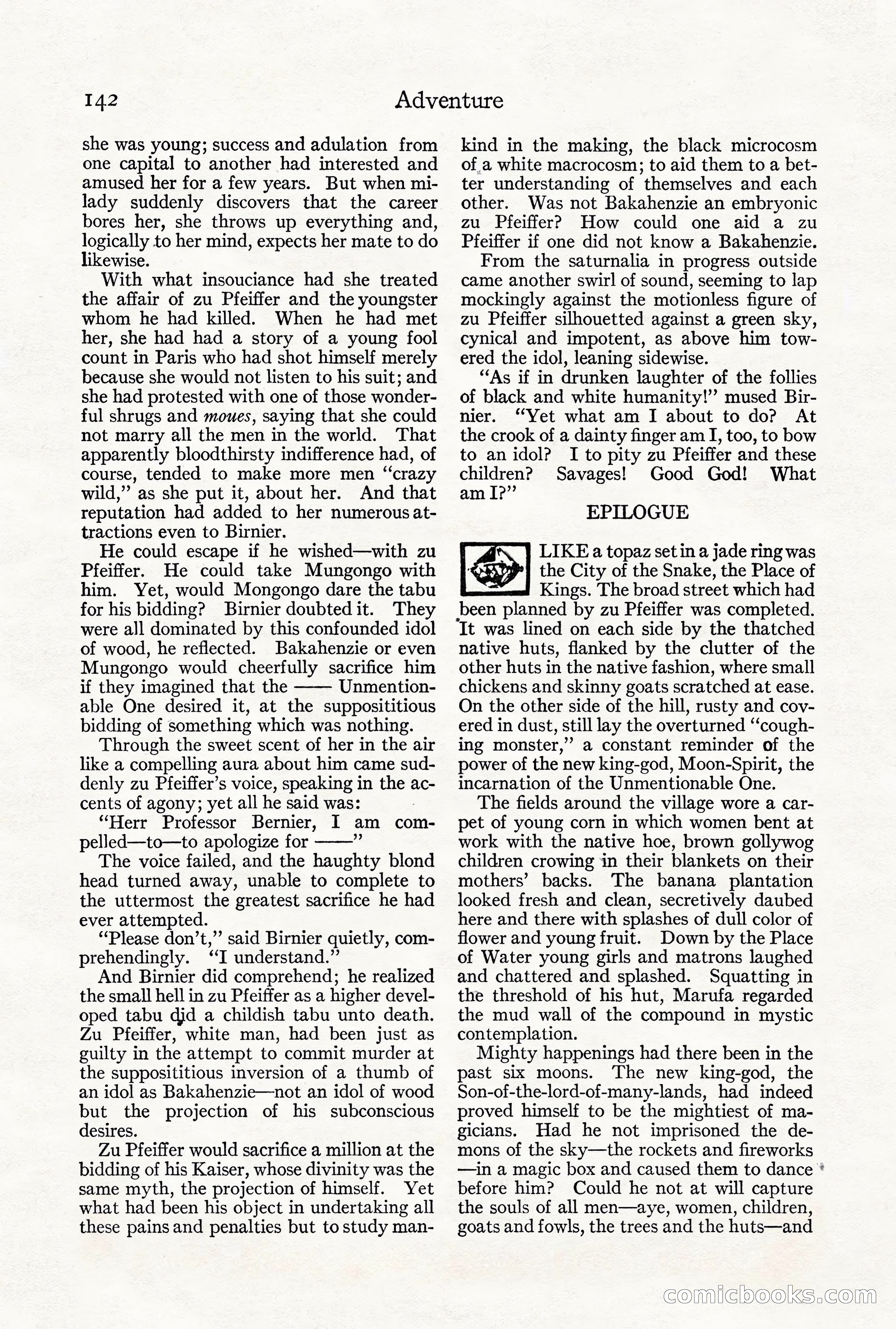 Adventure Magazine, Vol. 21, No. 3 — page 152 of 204