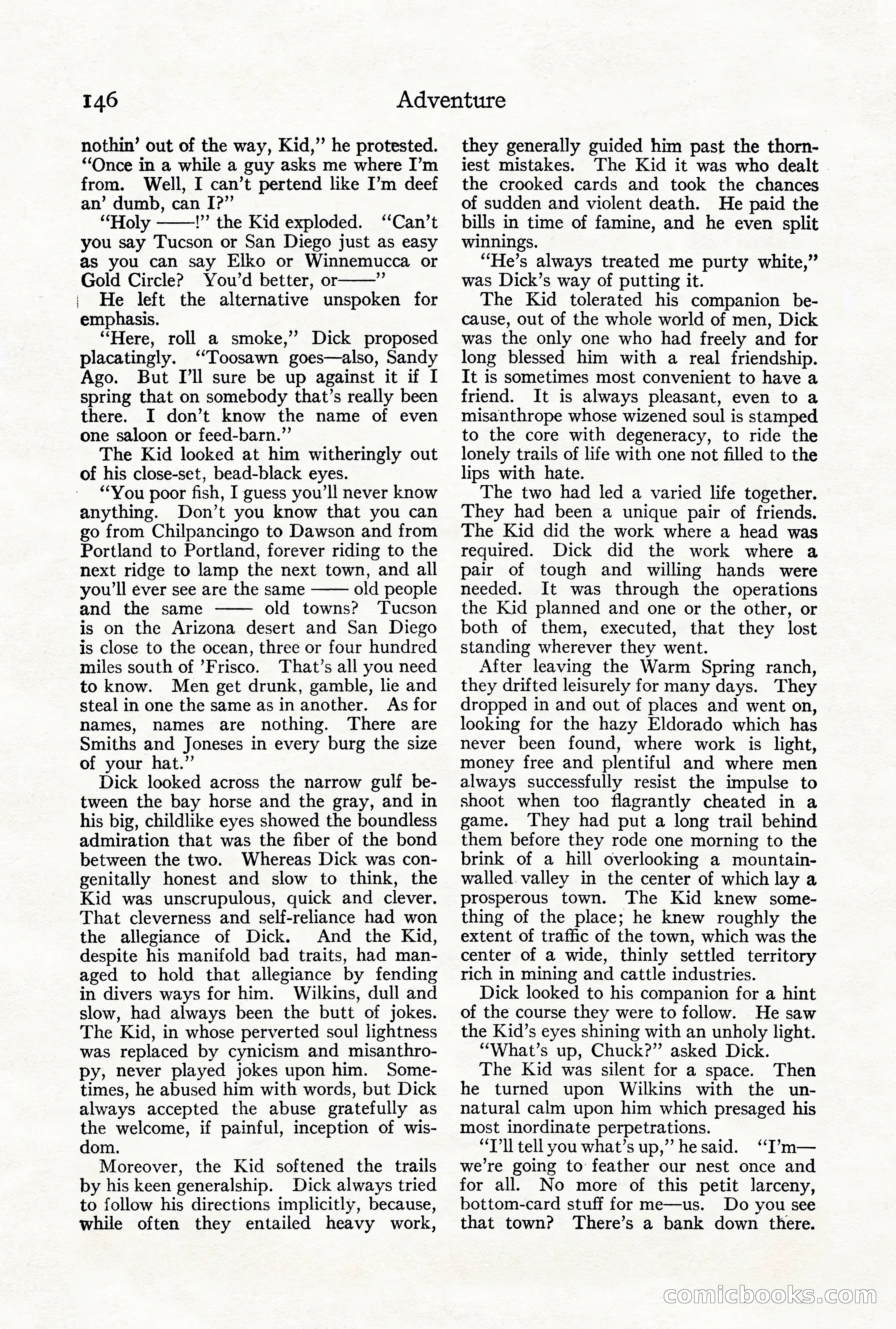 Adventure Magazine, Vol. 21, No. 3 — page 156 of 204