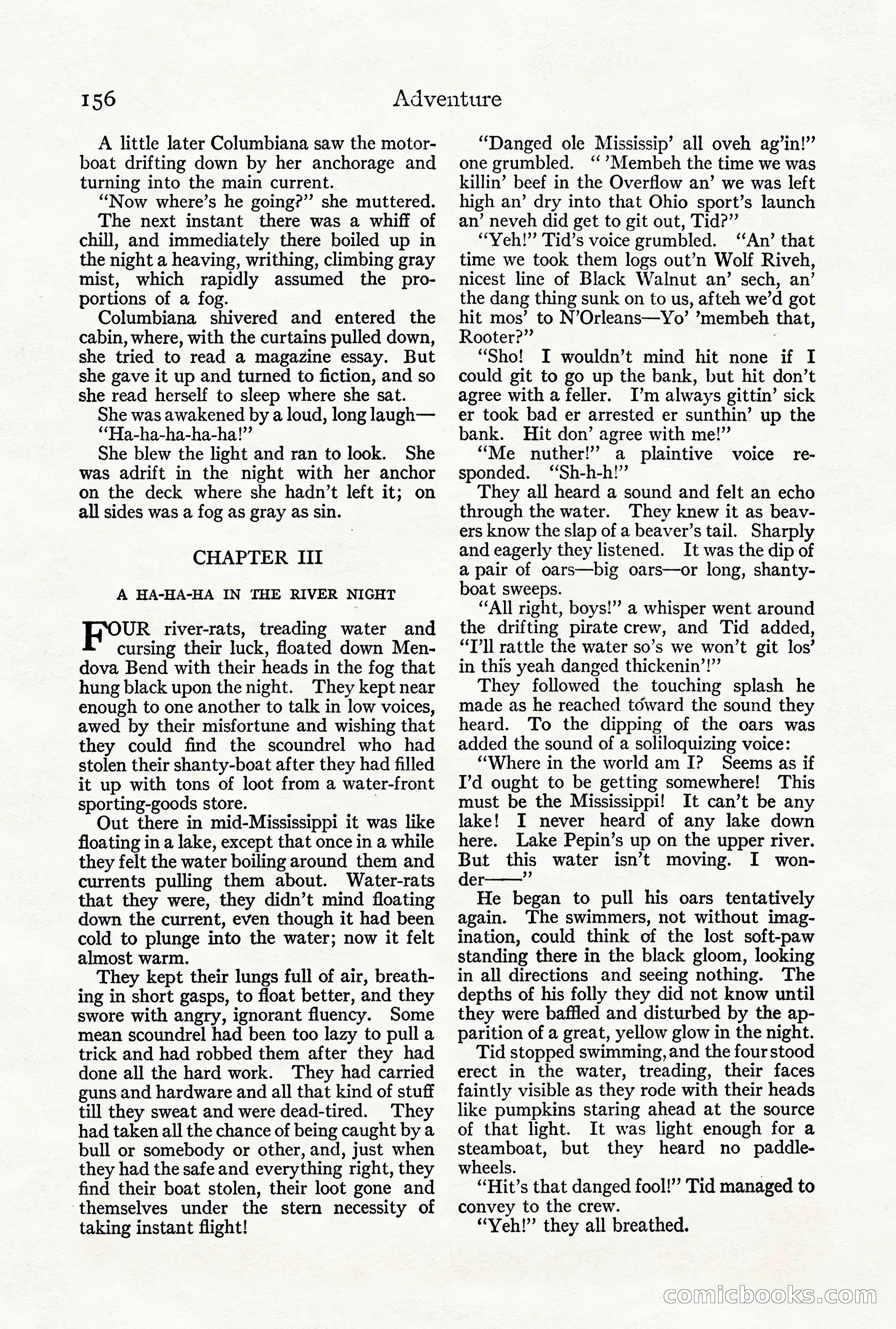 Adventure Magazine, Vol. 21, No. 3 — page 166 of 204
