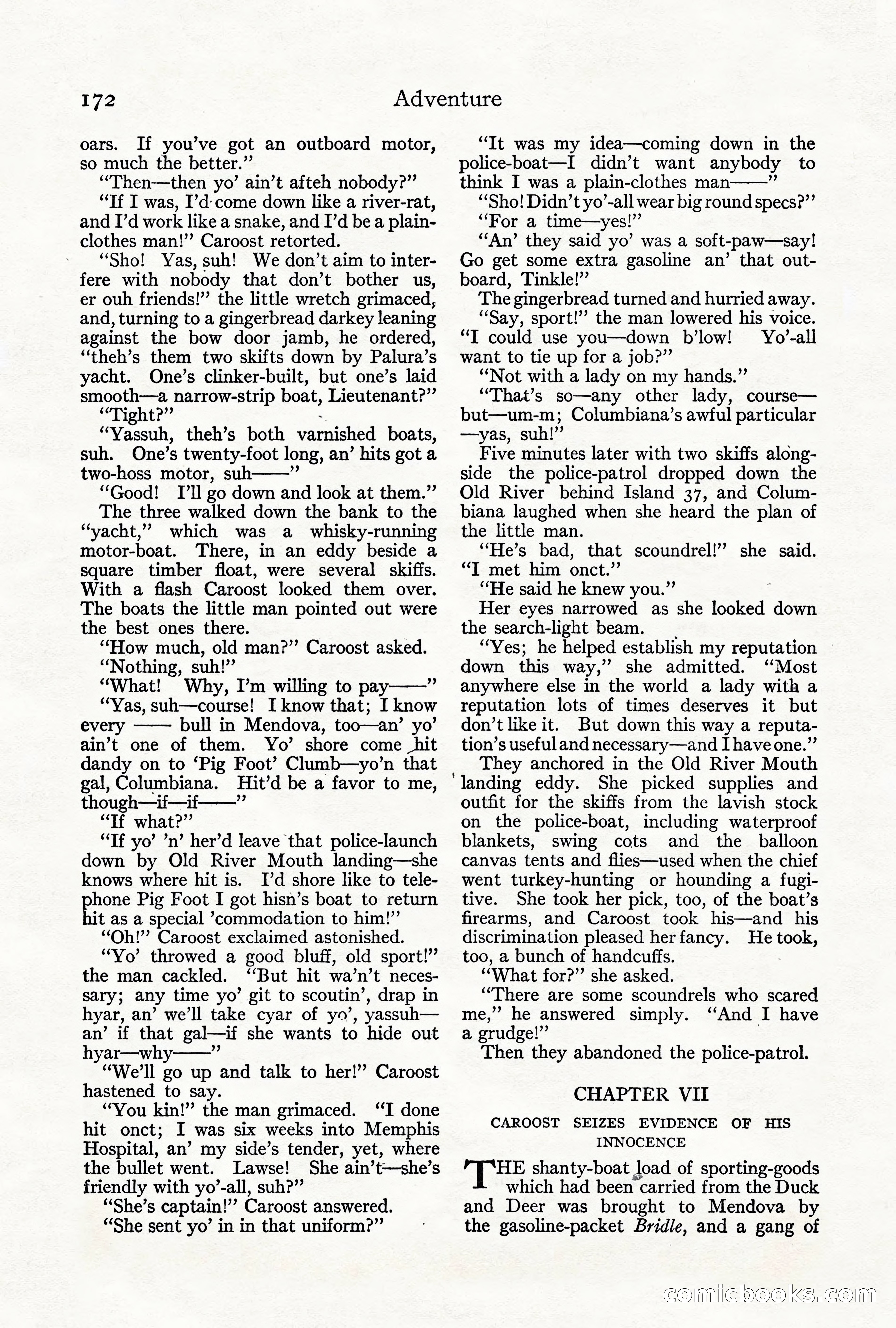 Adventure Magazine, Vol. 21, No. 3 — page 182 of 204