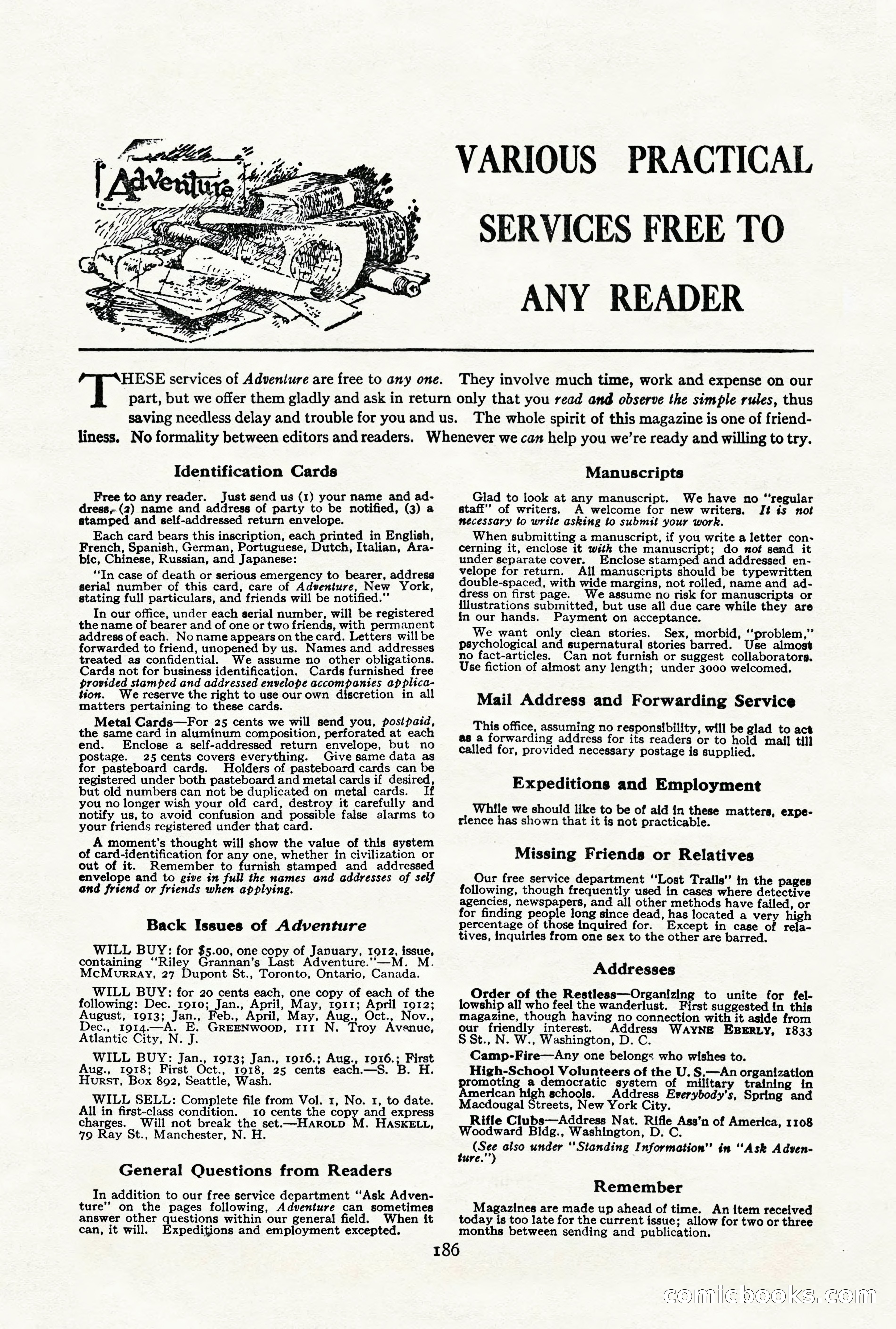 Adventure Magazine, Vol. 21, No. 3 — page 196 of 204