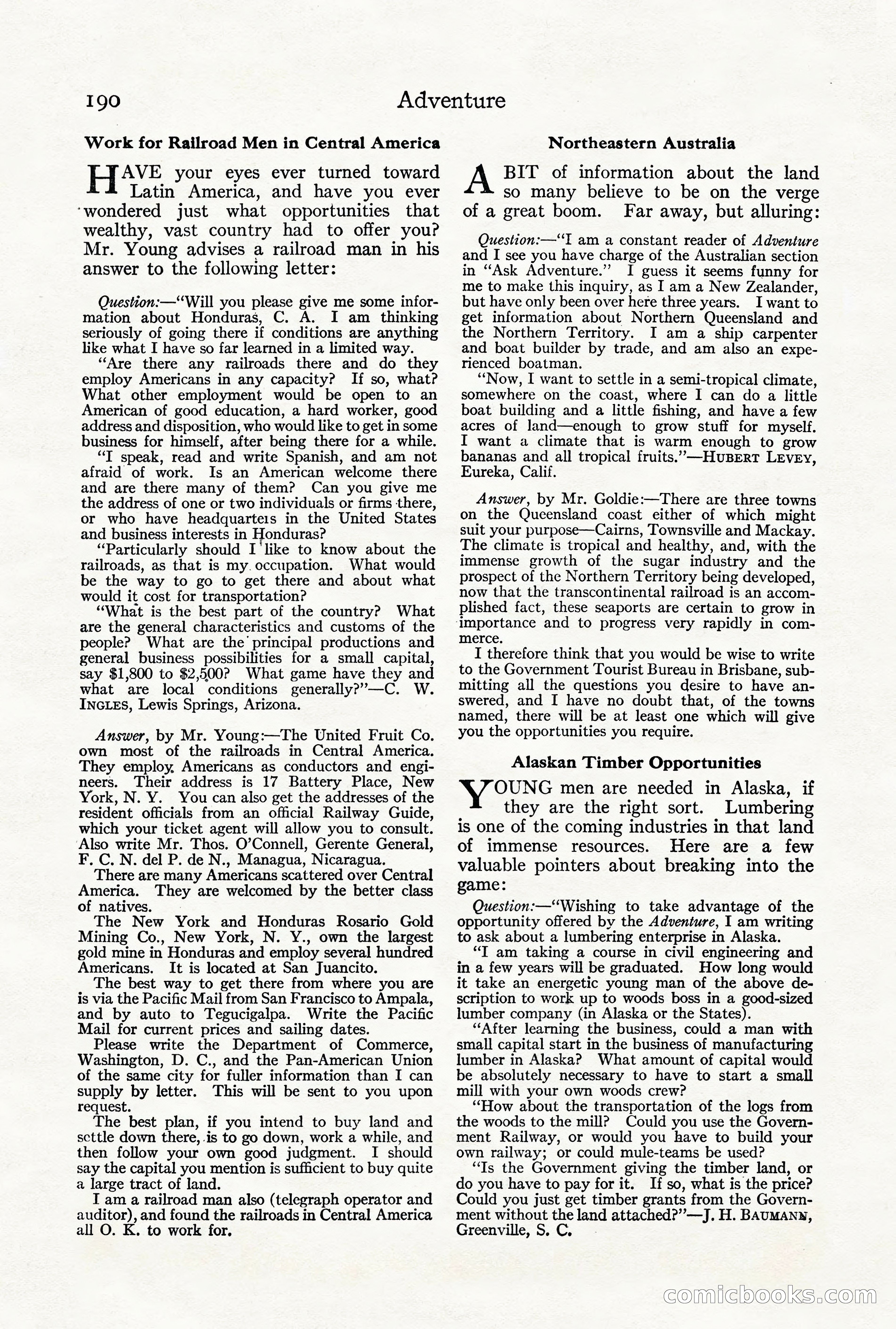 Adventure Magazine, Vol. 21, No. 3 — page 200 of 204