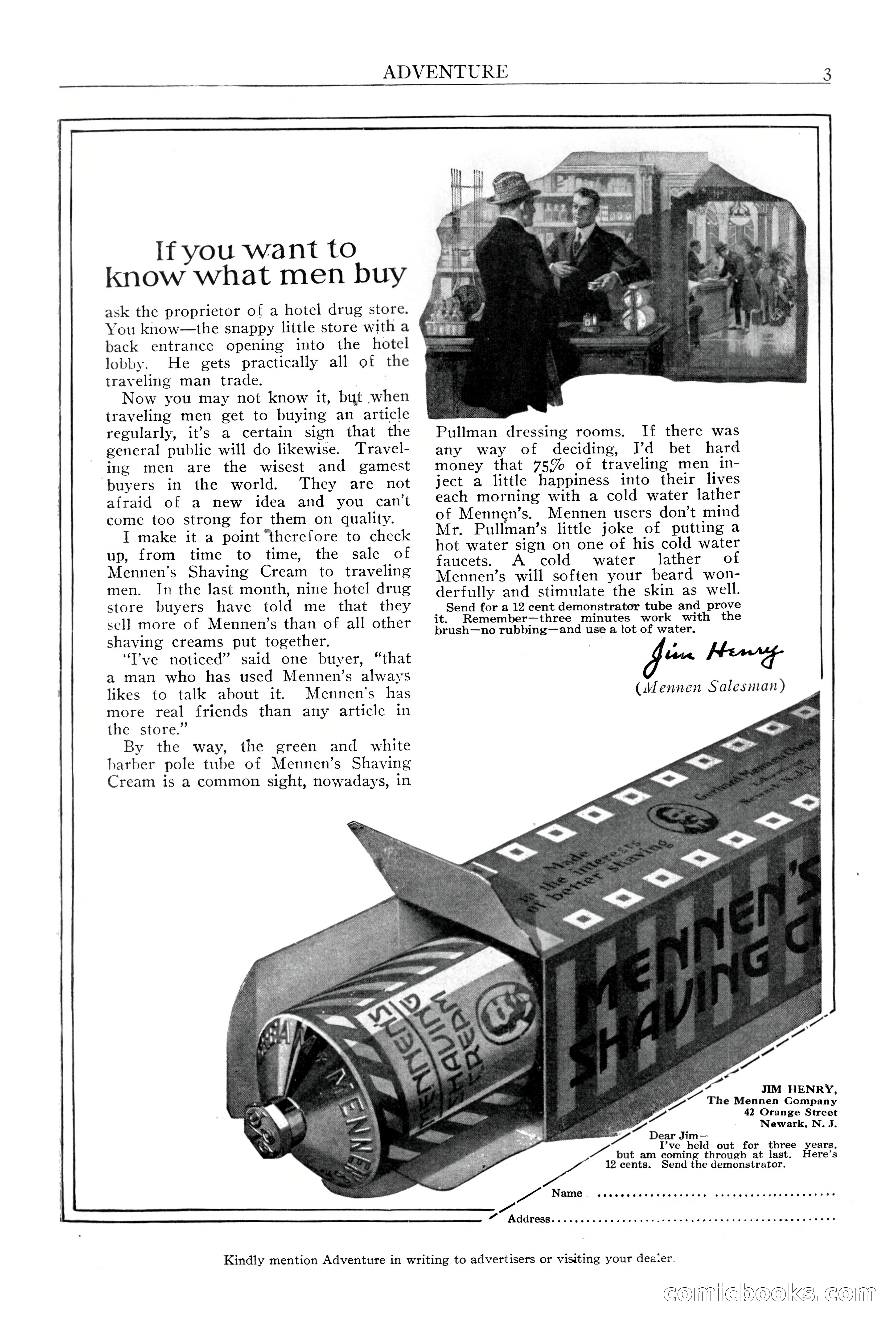 Adventure Magazine, June 3, 1919 — page 5 of 200