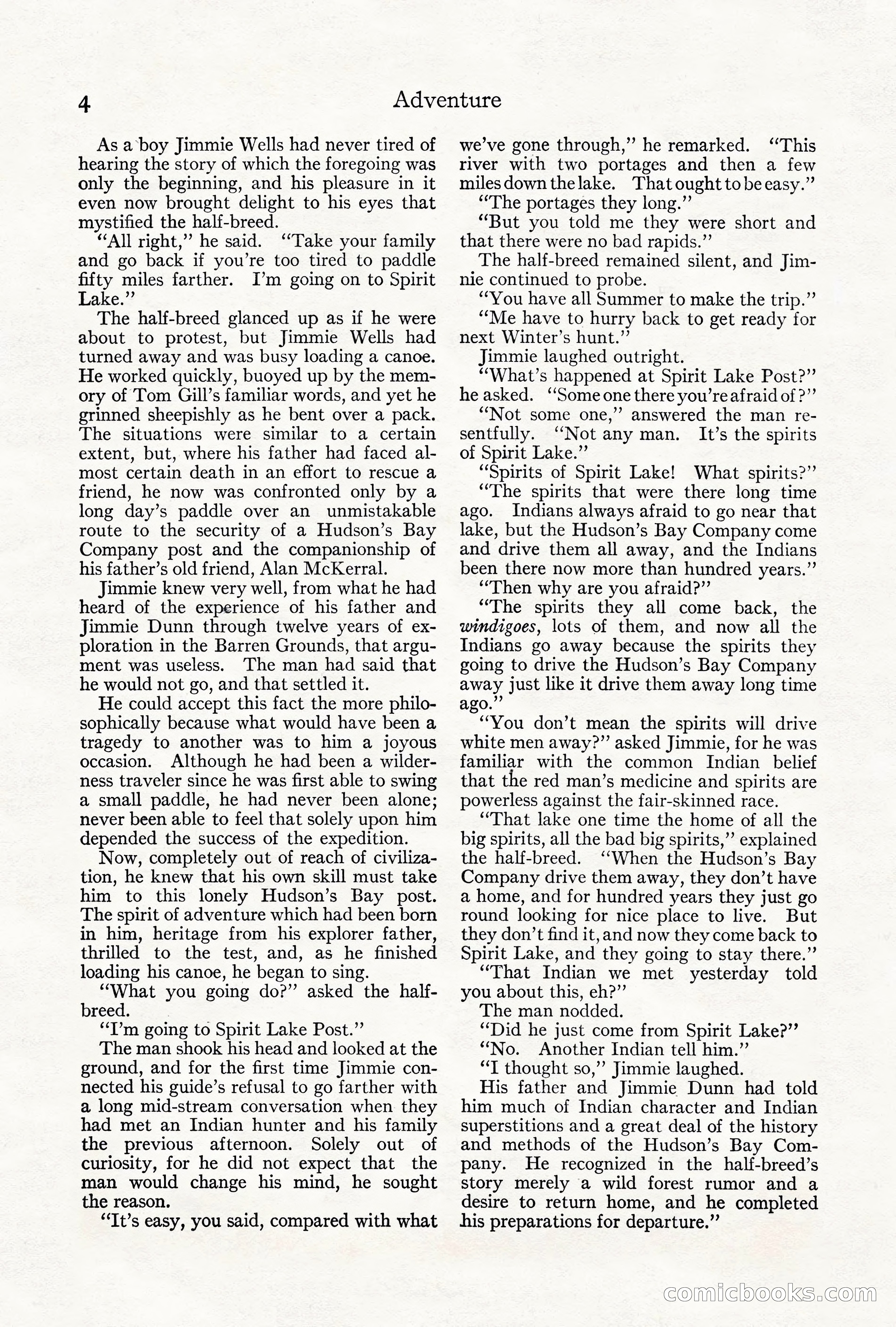 Adventure Magazine, June 3, 1919 — page 10 of 200