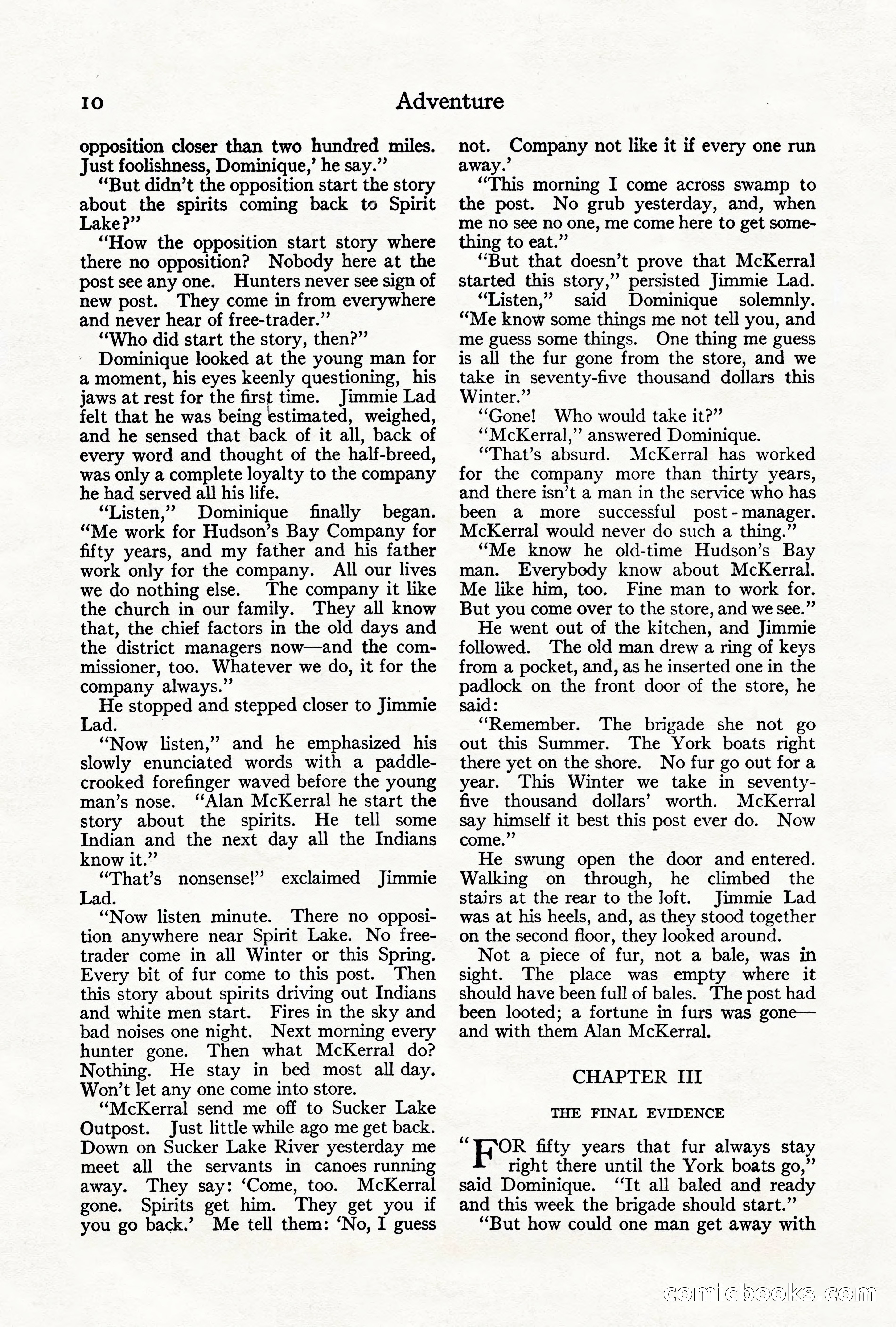 Adventure Magazine, June 3, 1919 — page 16 of 200