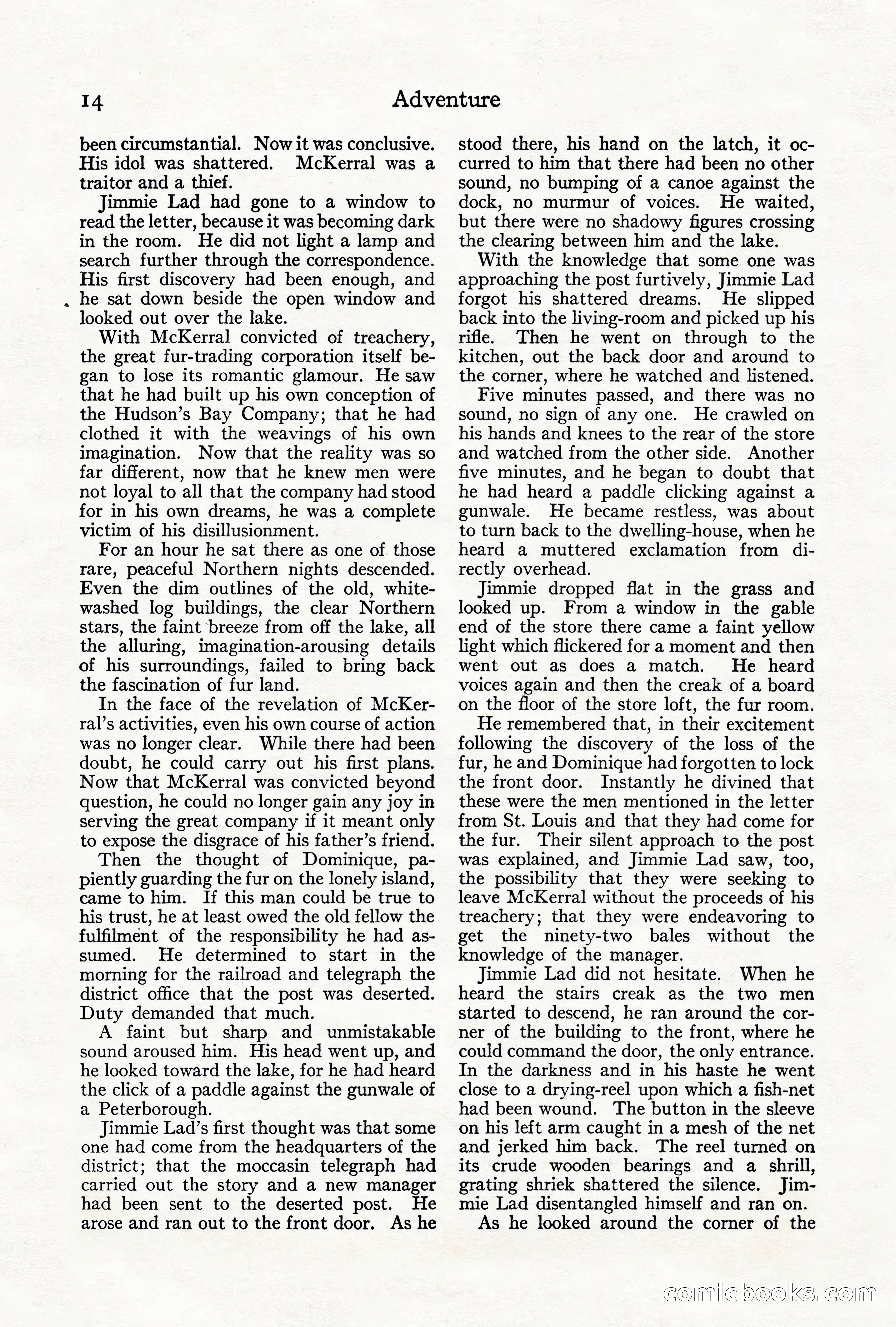 Adventure Magazine, June 3, 1919 — page 20 of 200