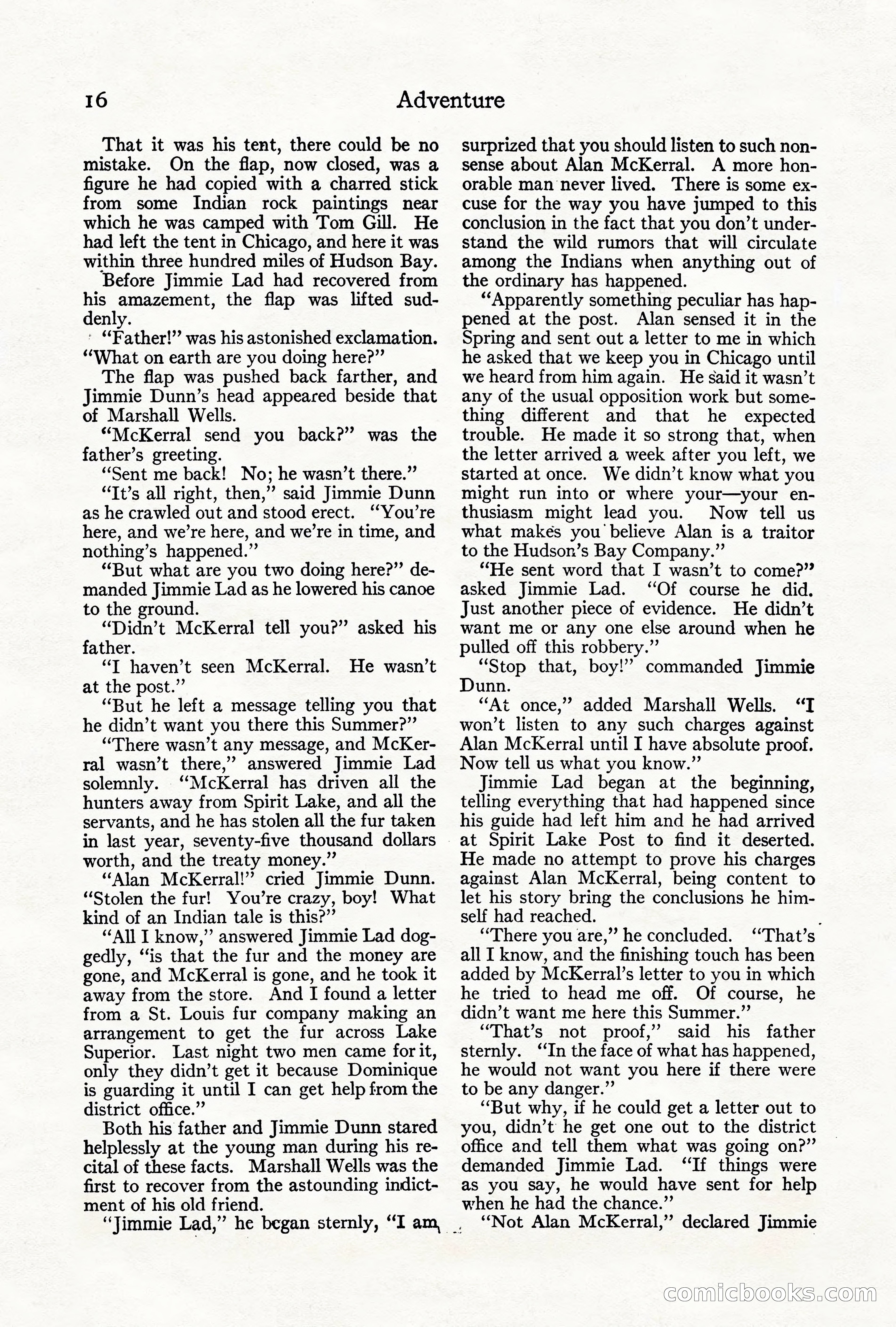 Adventure Magazine, June 3, 1919 — page 22 of 200