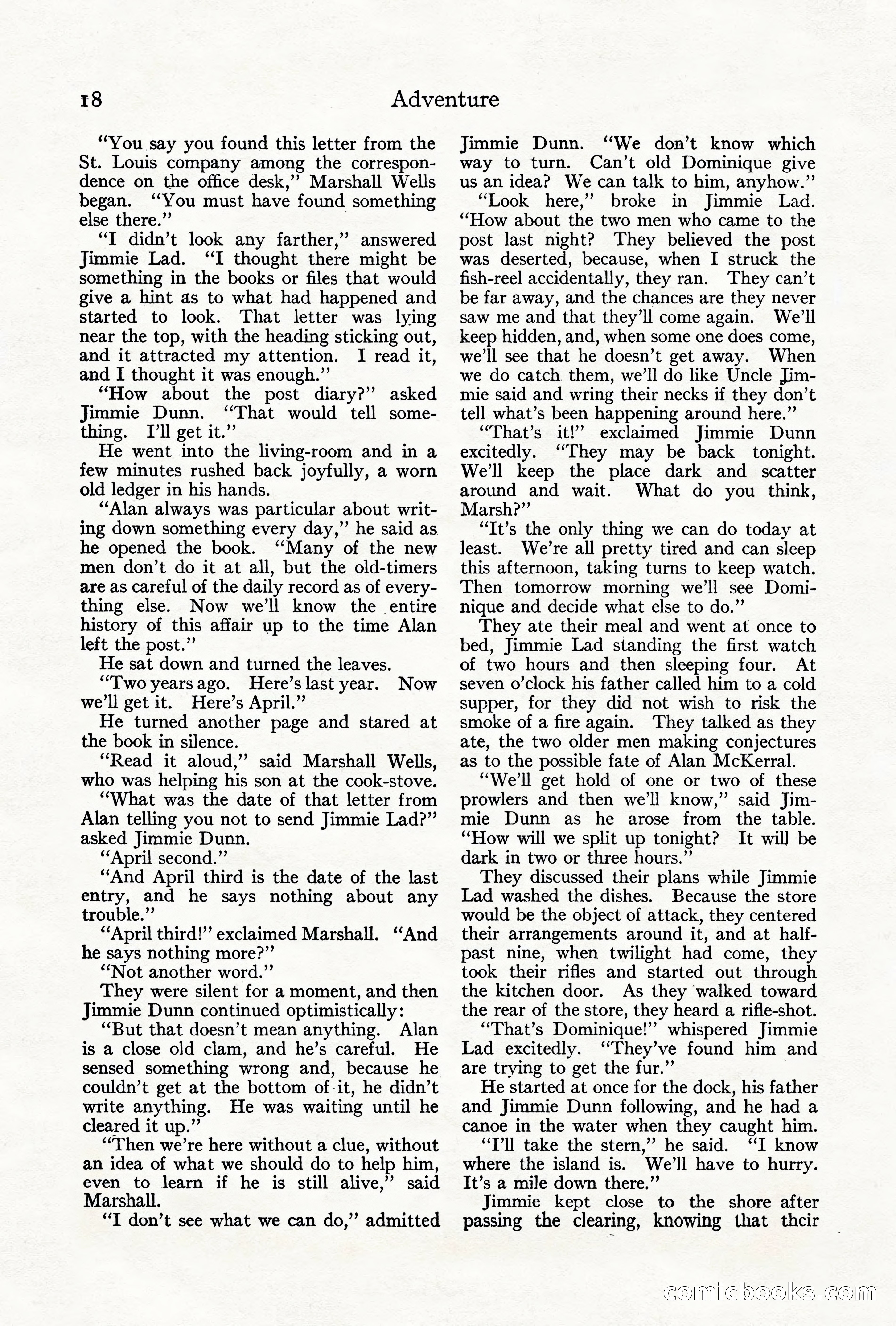 Adventure Magazine, June 3, 1919 — page 24 of 200