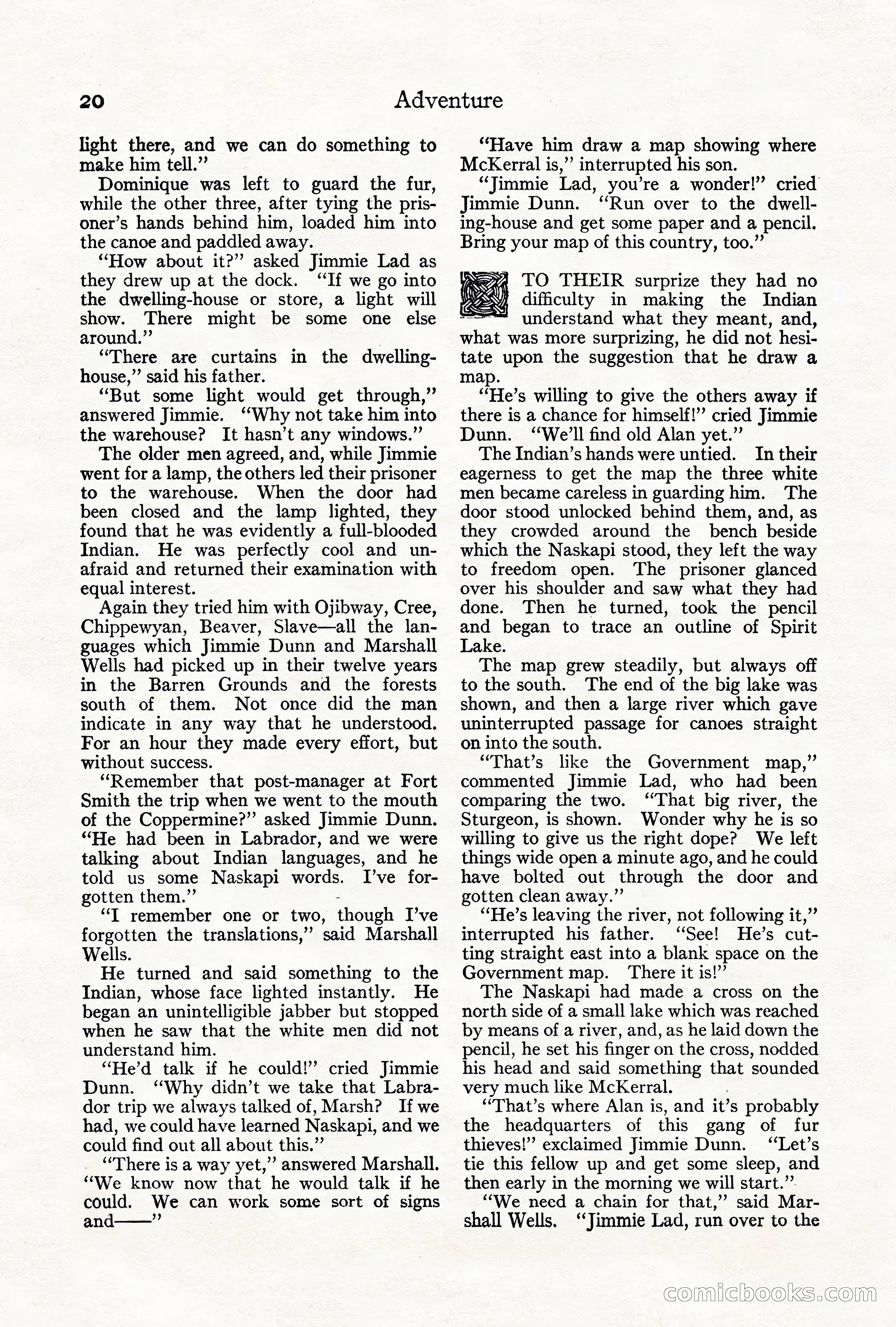 Adventure Magazine, June 3, 1919 — page 26 of 200