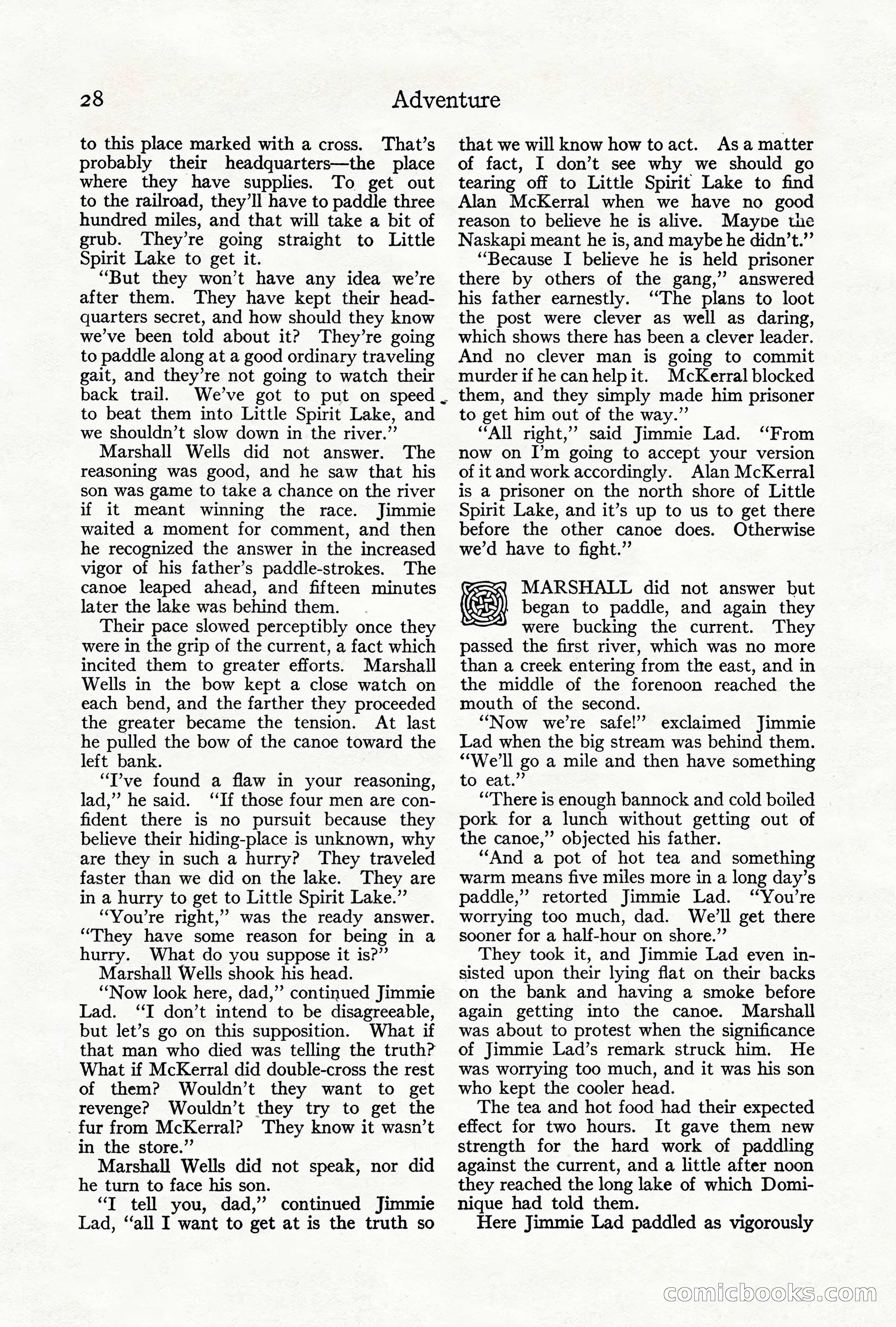 Adventure Magazine, June 3, 1919 — page 33 of 200