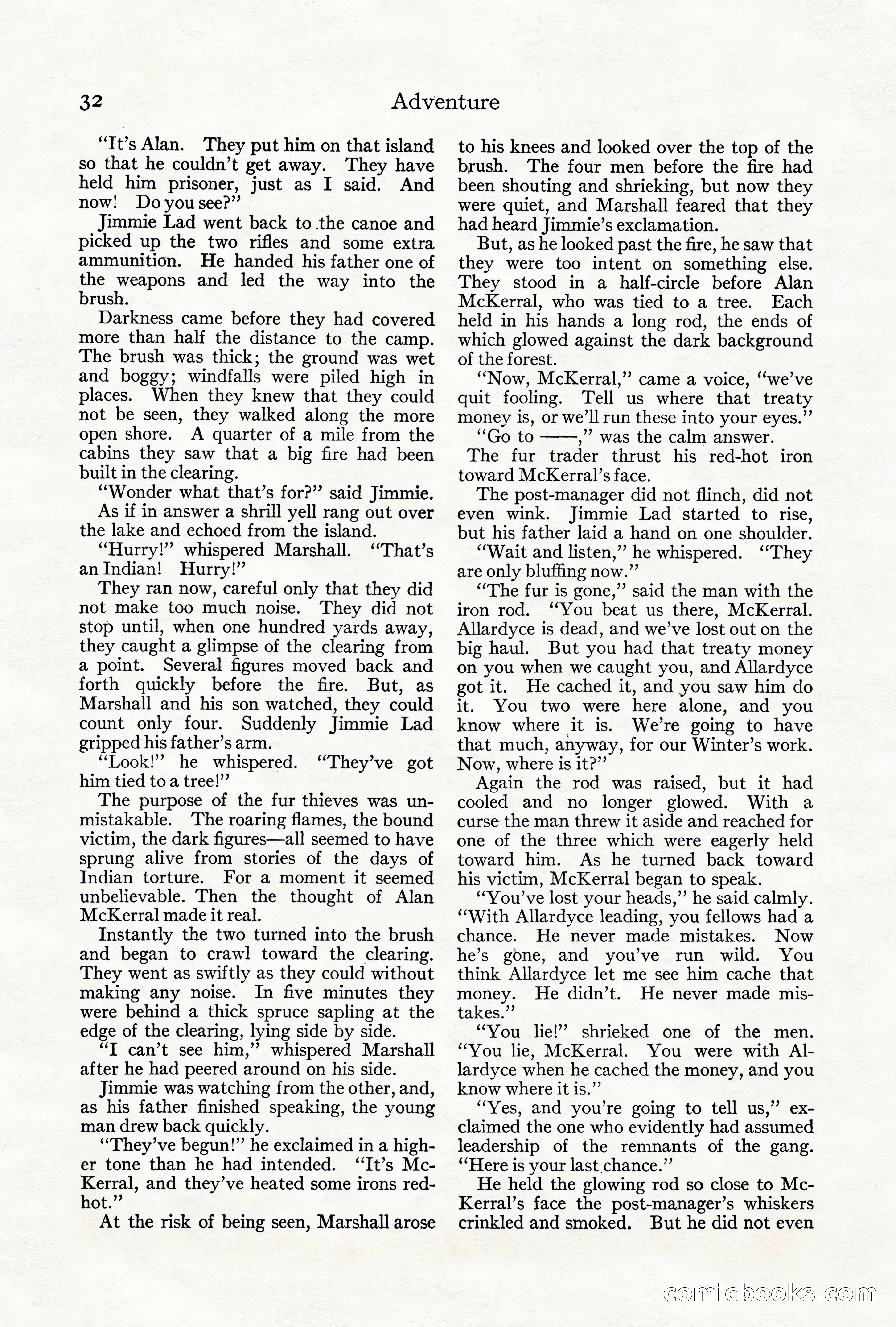 Adventure Magazine, June 3, 1919 — page 38 of 200