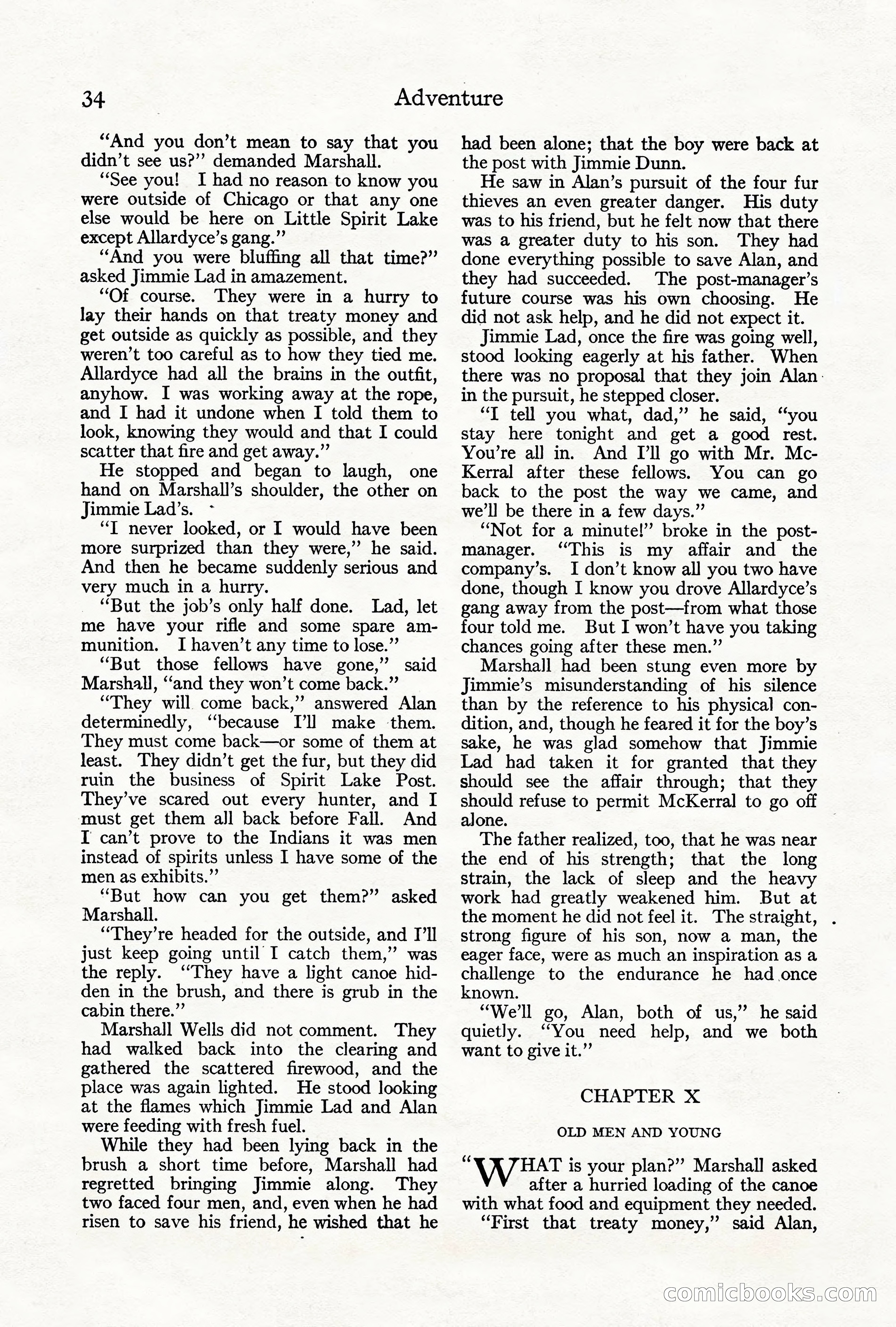 Adventure Magazine, June 3, 1919 — page 40 of 200