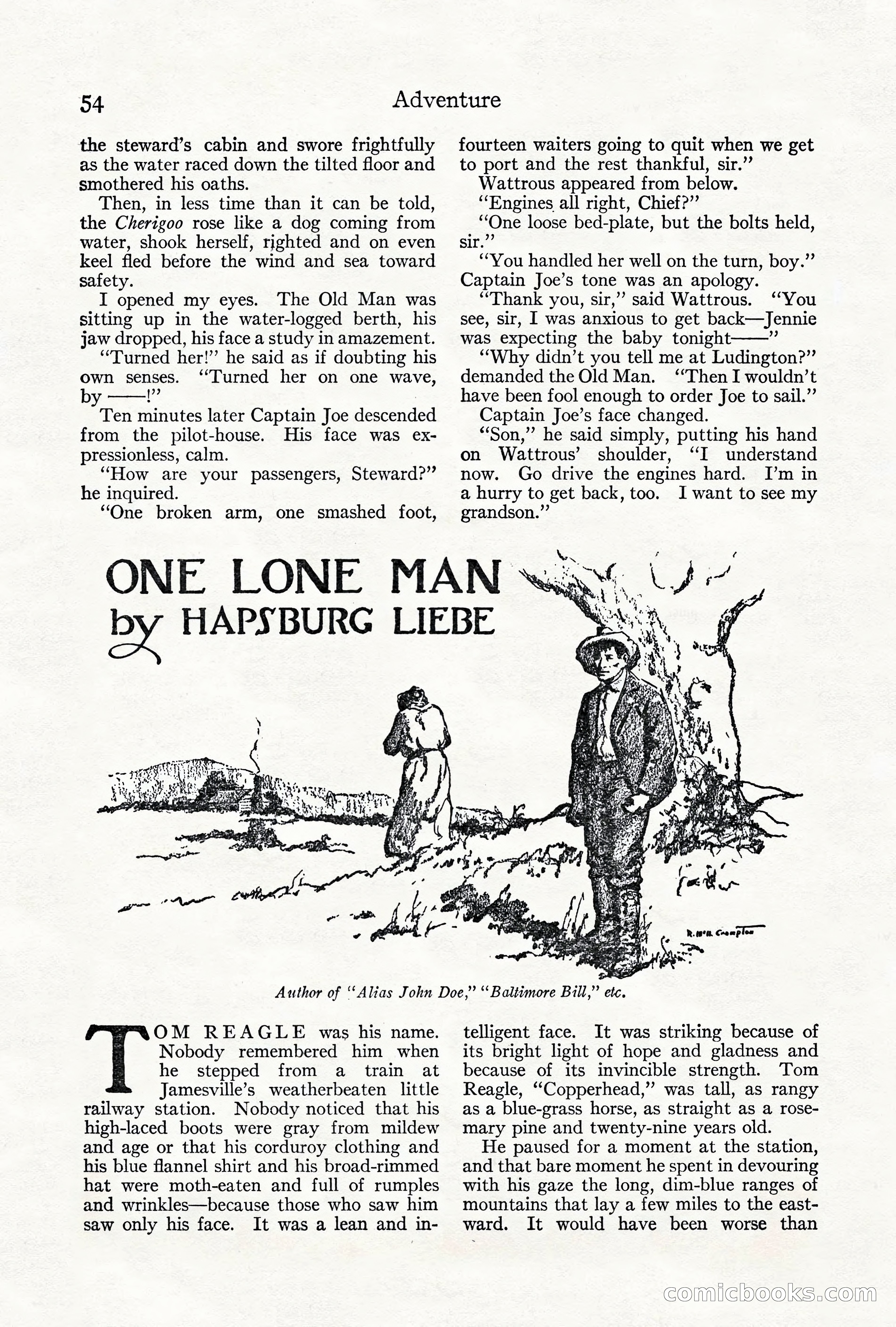Adventure Magazine, June 3, 1919 — page 60 of 200