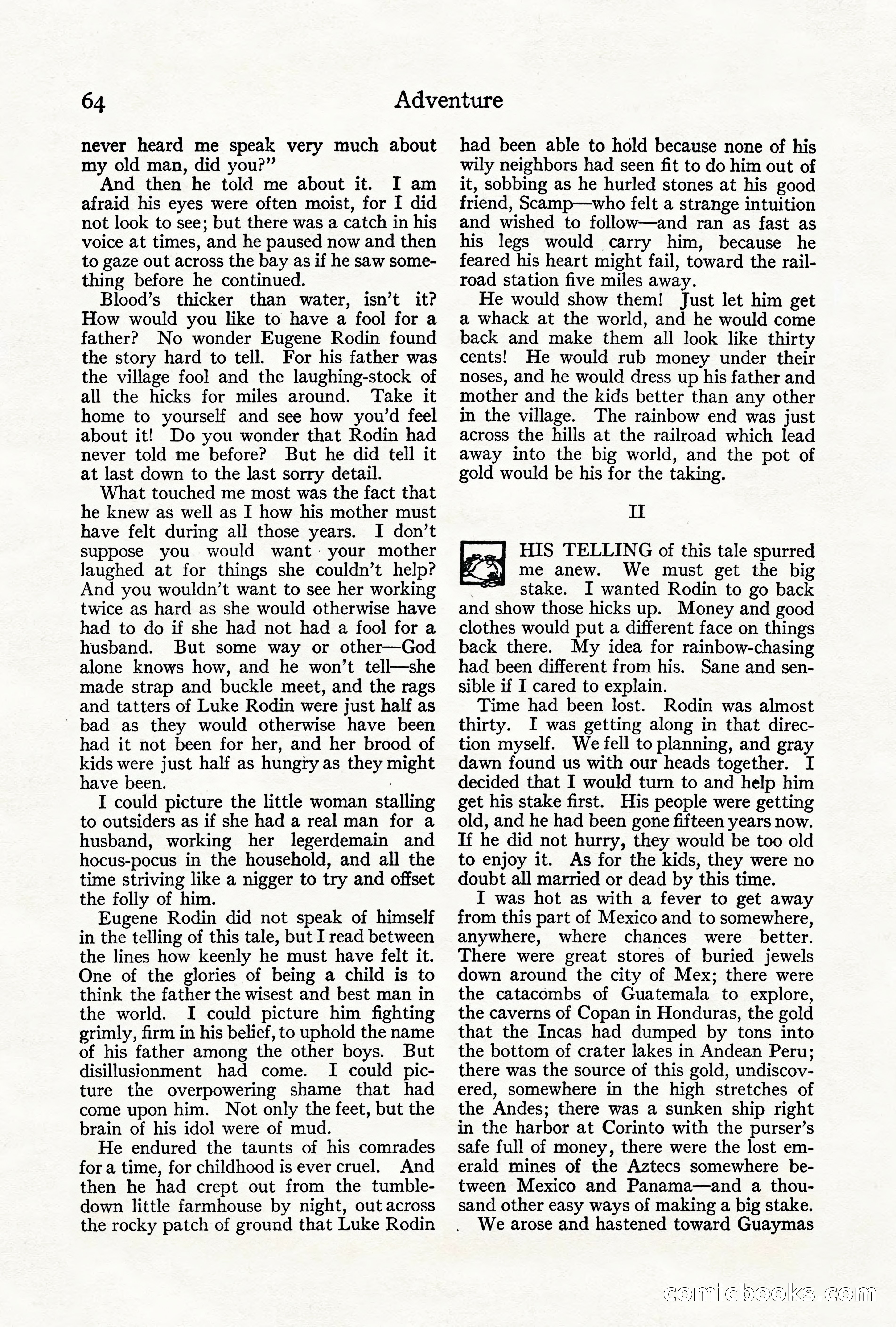 Adventure Magazine, June 3, 1919 — page 70 of 200