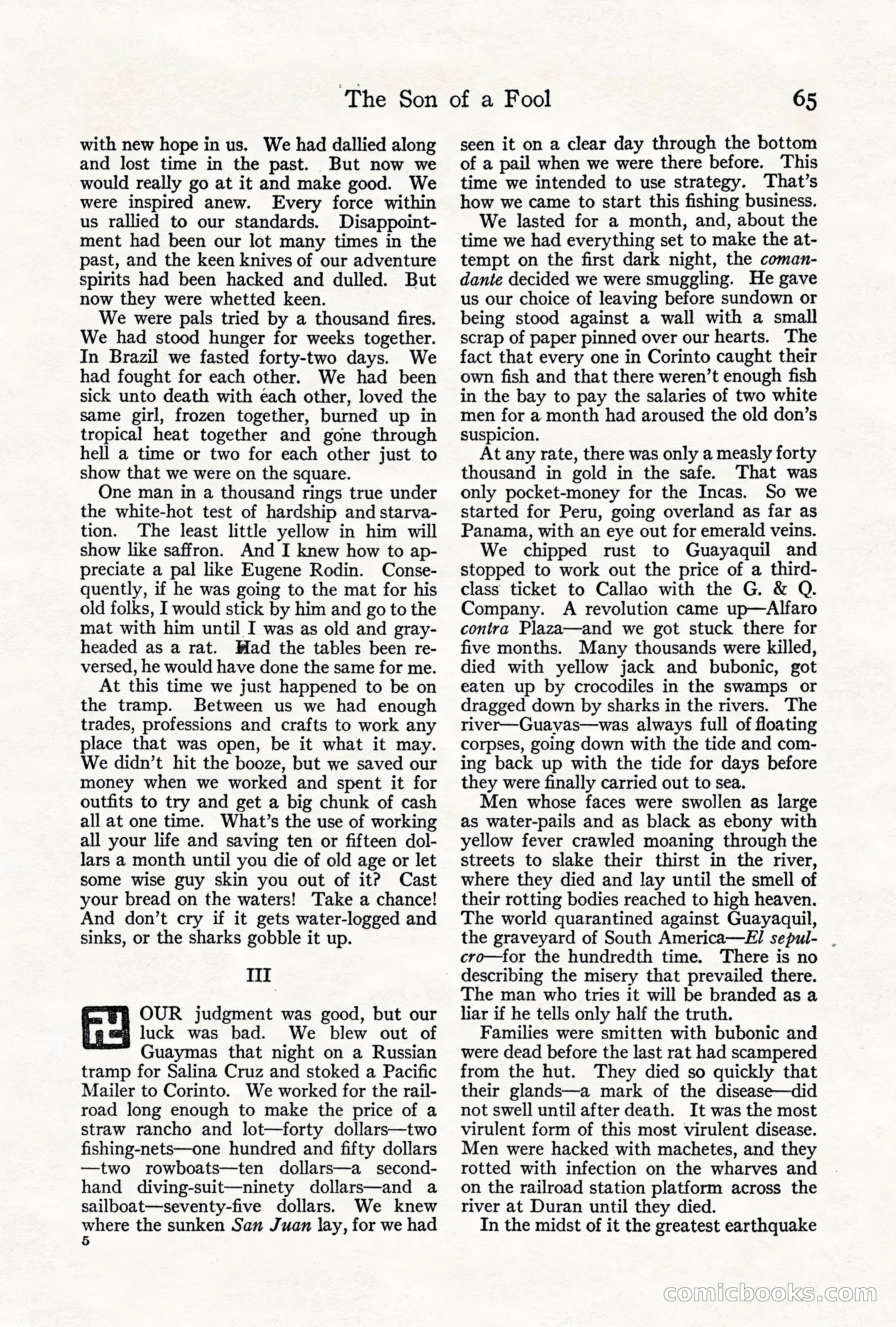 Adventure Magazine, June 3, 1919 — page 71 of 200