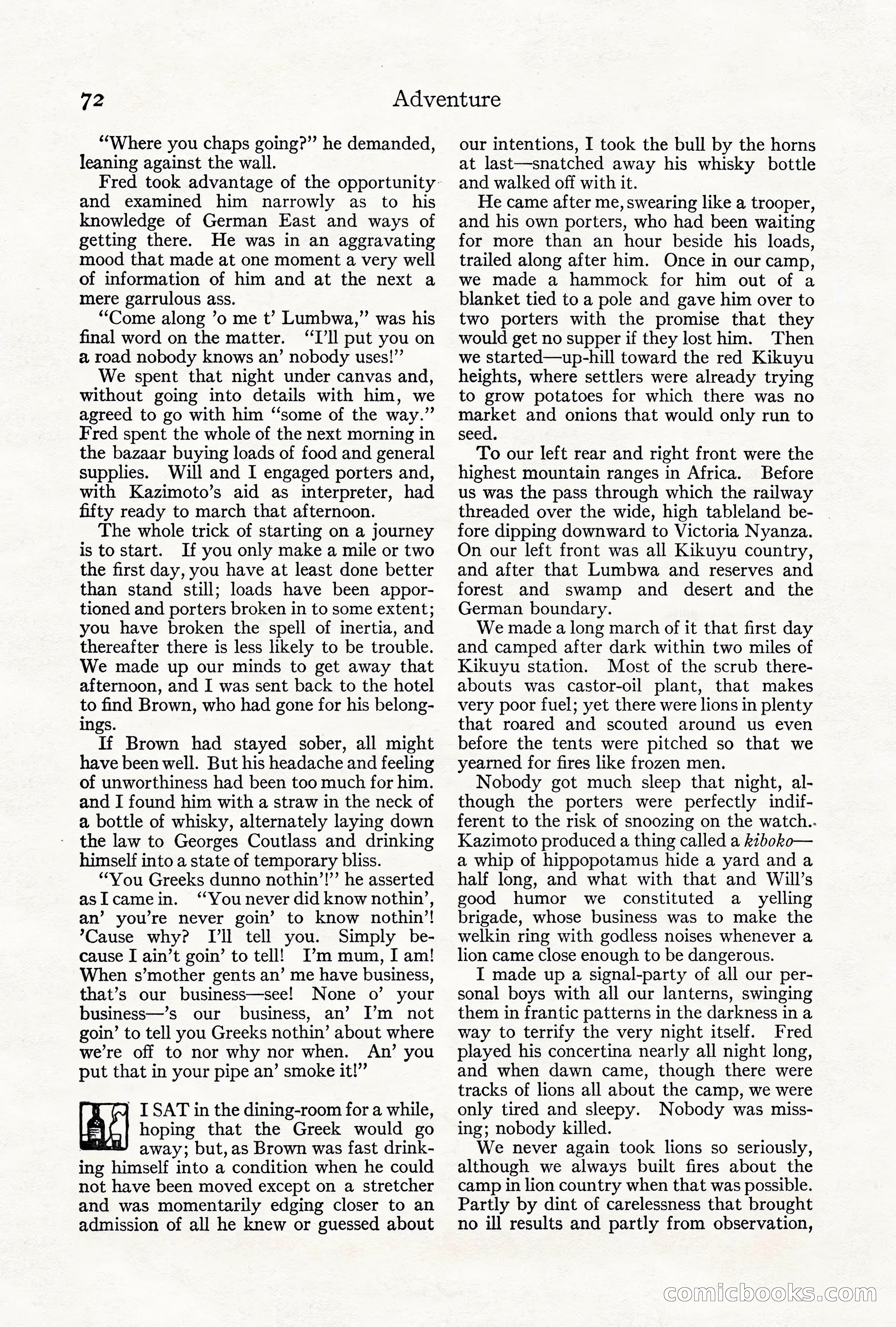 Adventure Magazine, June 3, 1919 — page 78 of 200