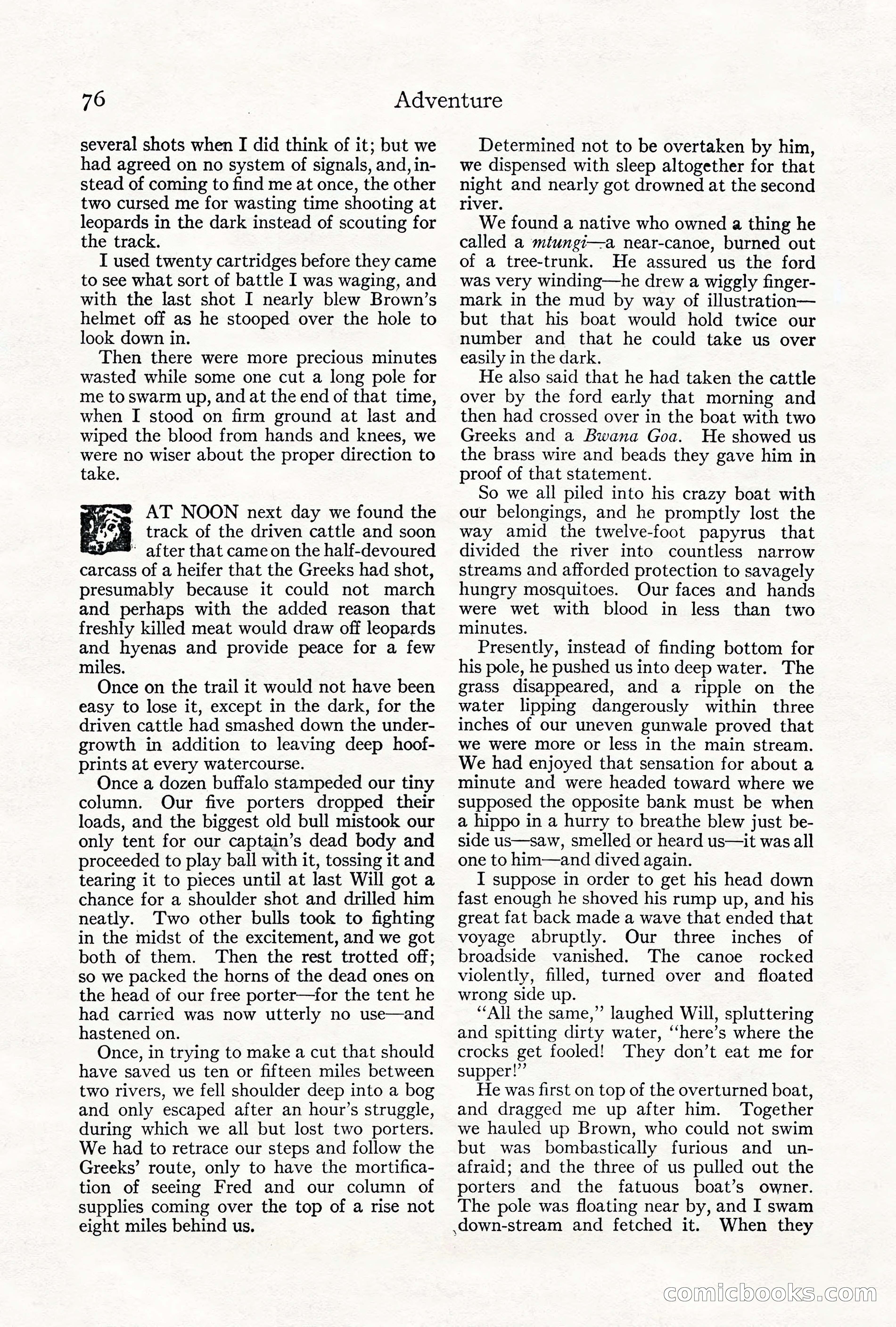 Adventure Magazine, June 3, 1919 — page 82 of 200
