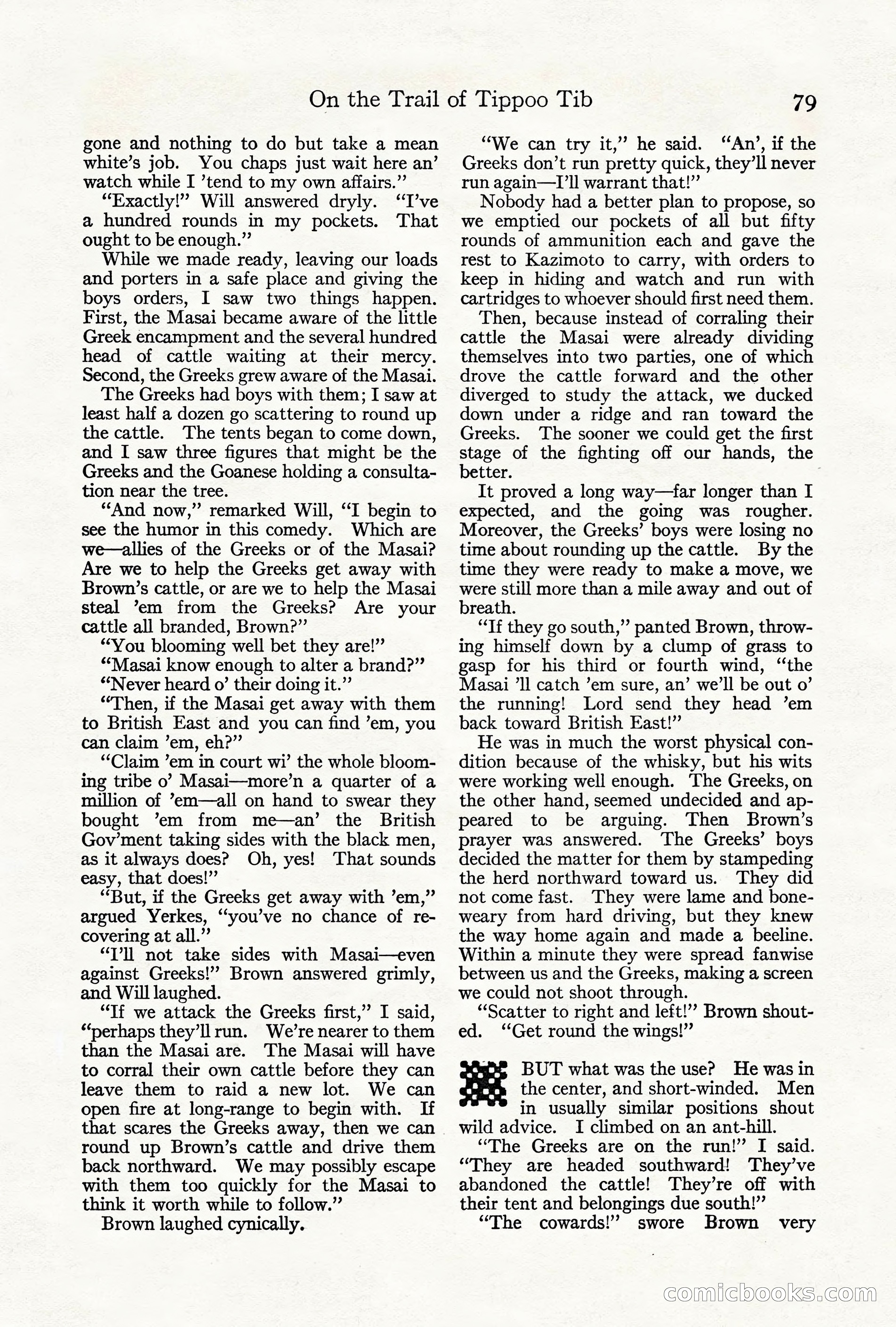 Adventure Magazine, June 3, 1919 — page 85 of 200