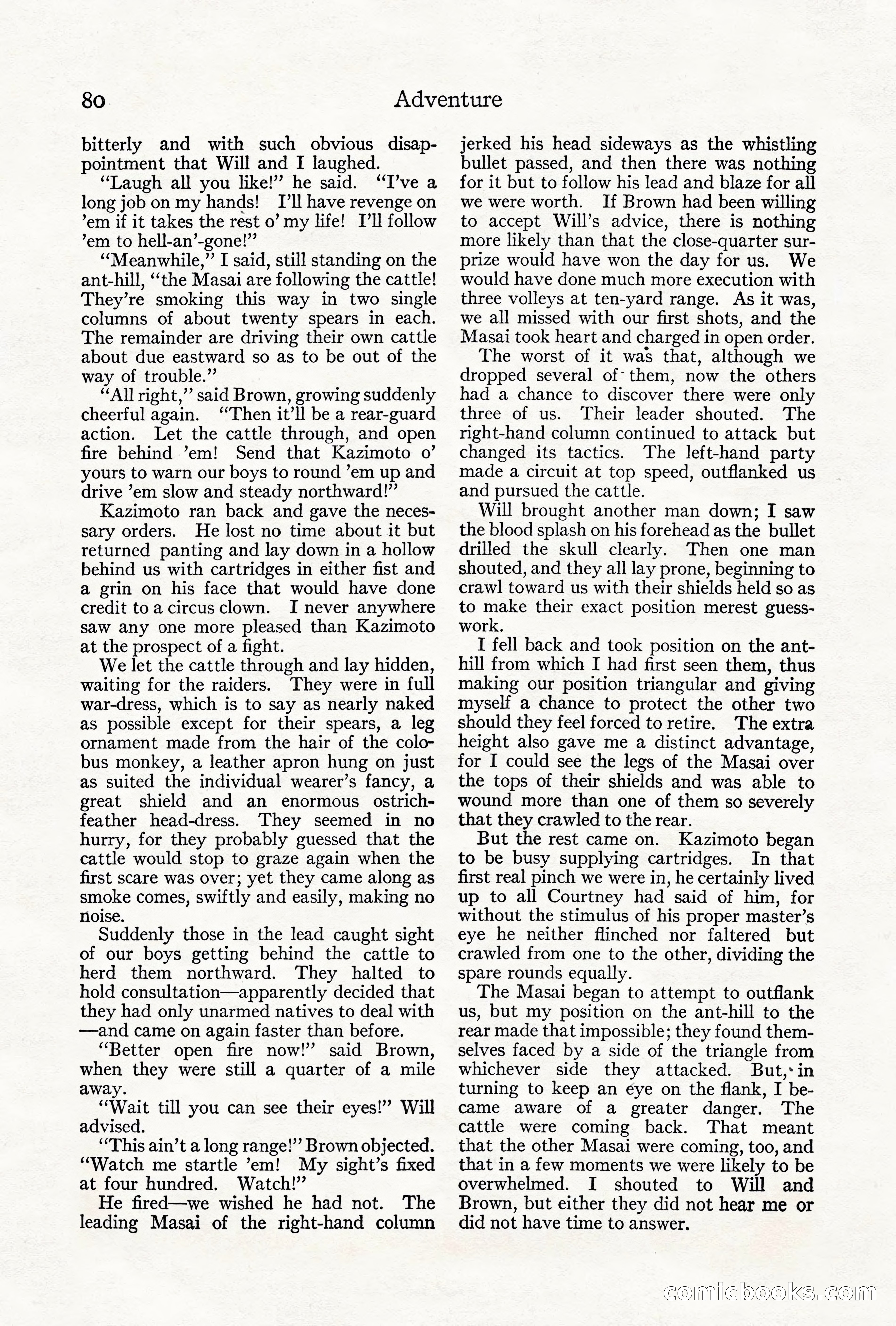 Adventure Magazine, June 3, 1919 — page 86 of 200