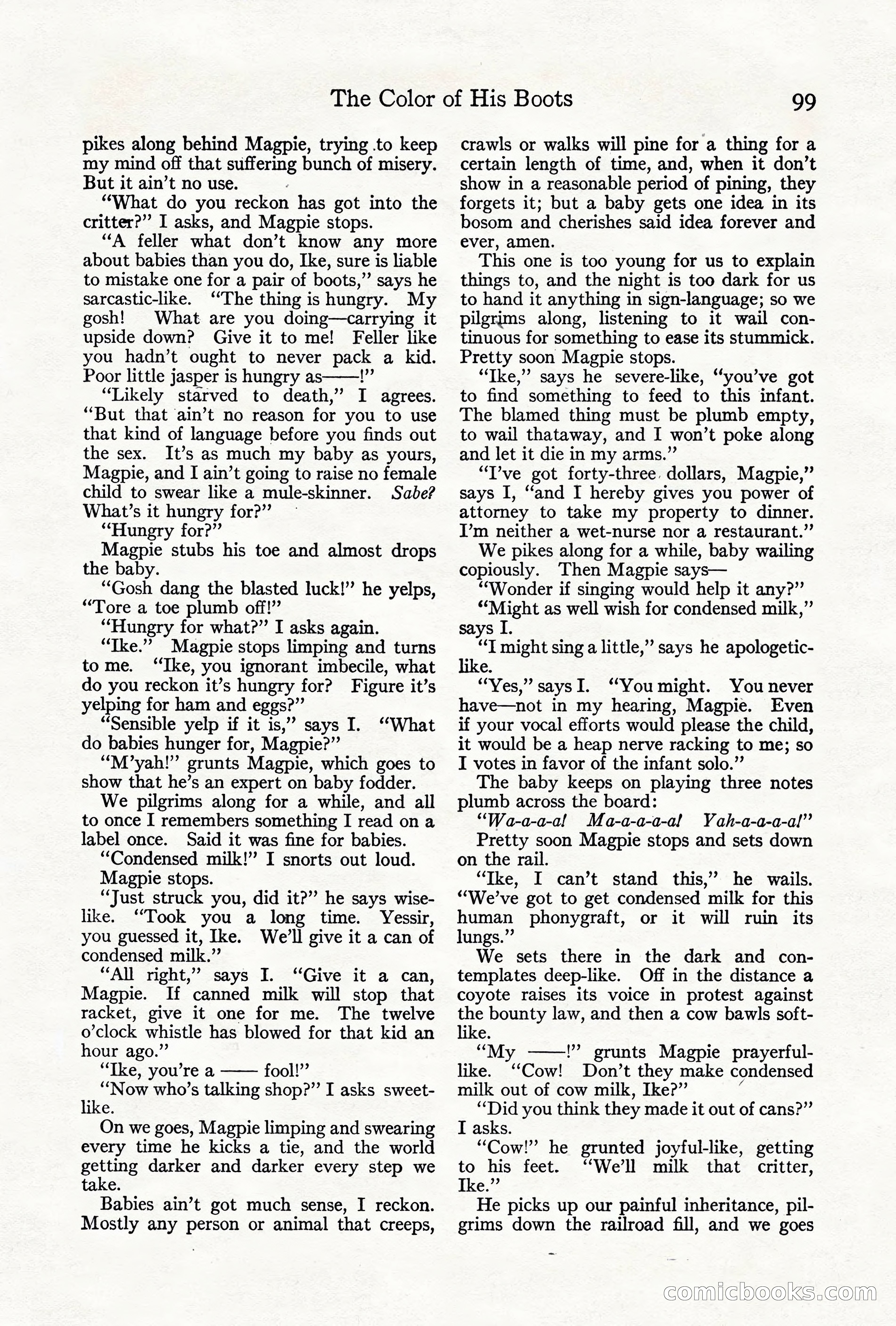 Adventure Magazine, June 3, 1919 — page 105 of 200