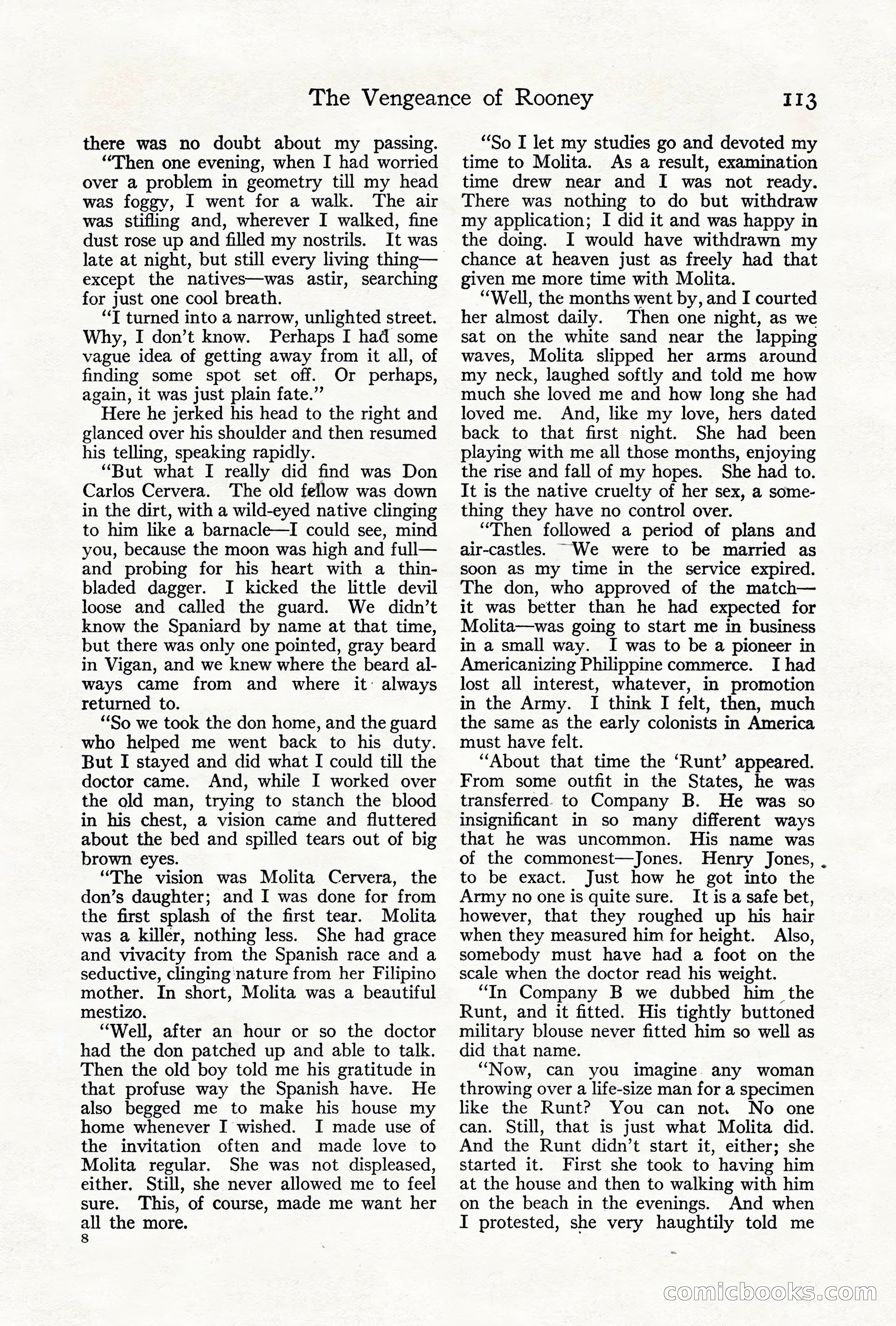 Adventure Magazine, June 3, 1919 — page 119 of 200