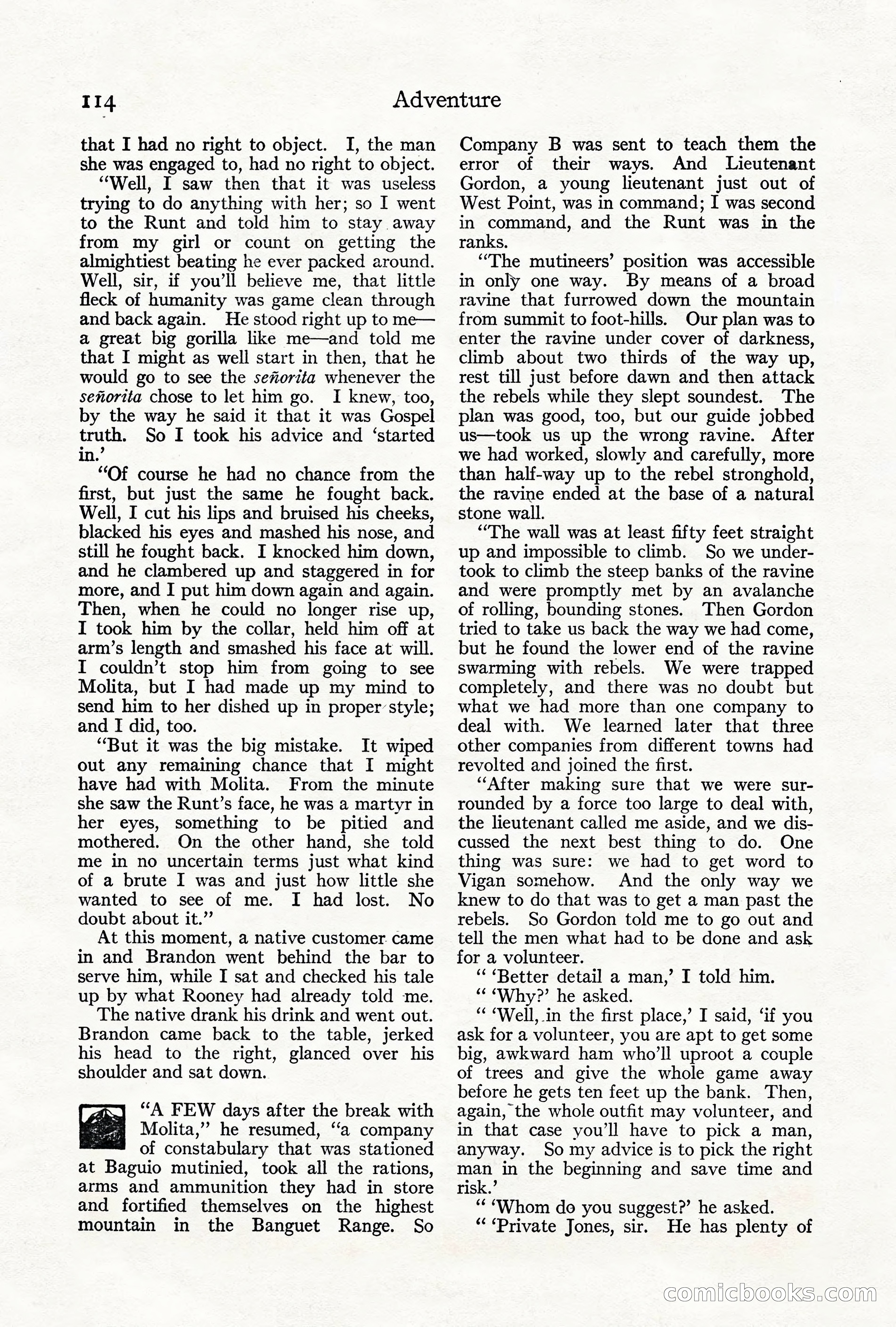Adventure Magazine, June 3, 1919 — page 120 of 200