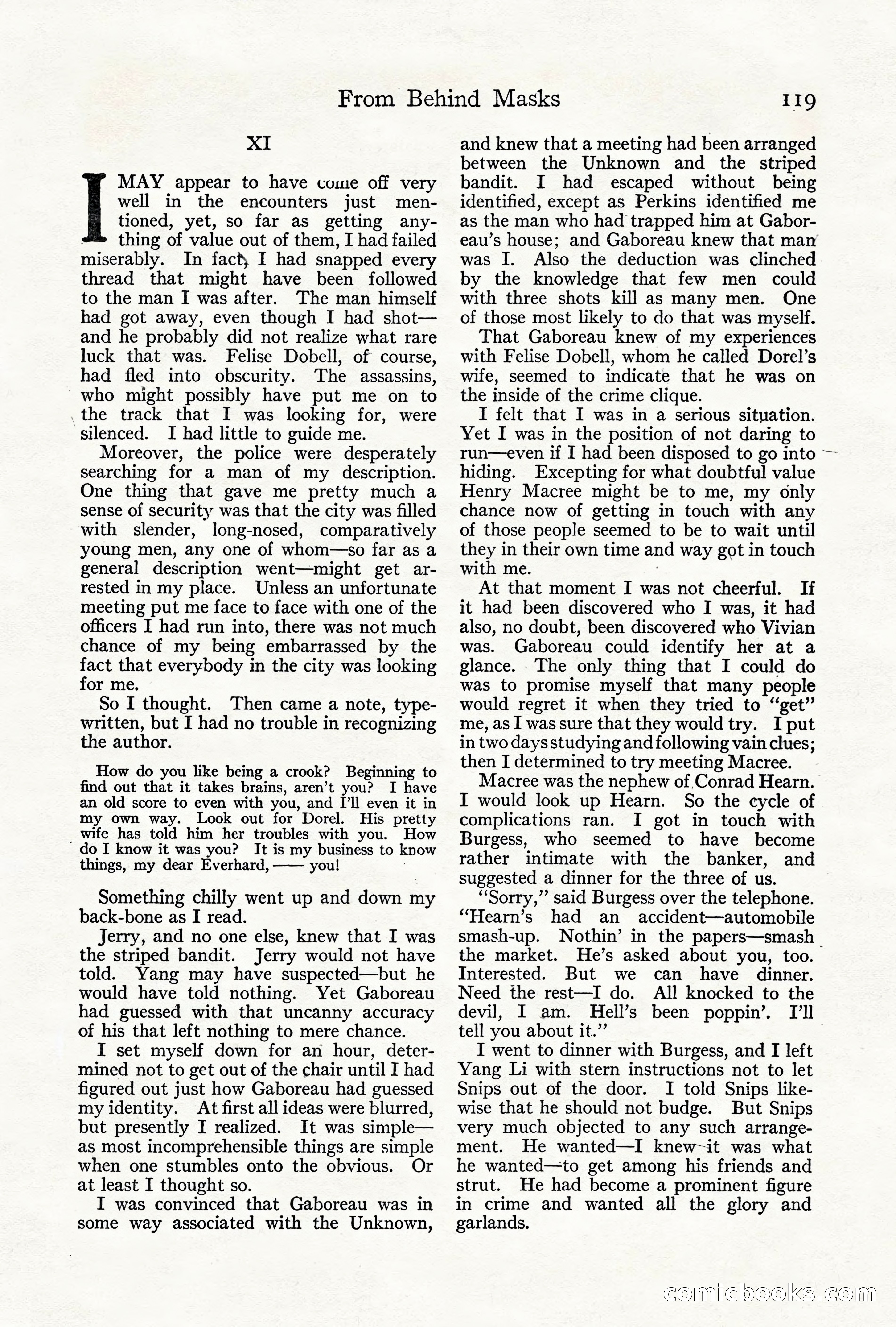 Adventure Magazine, June 3, 1919 — page 125 of 200