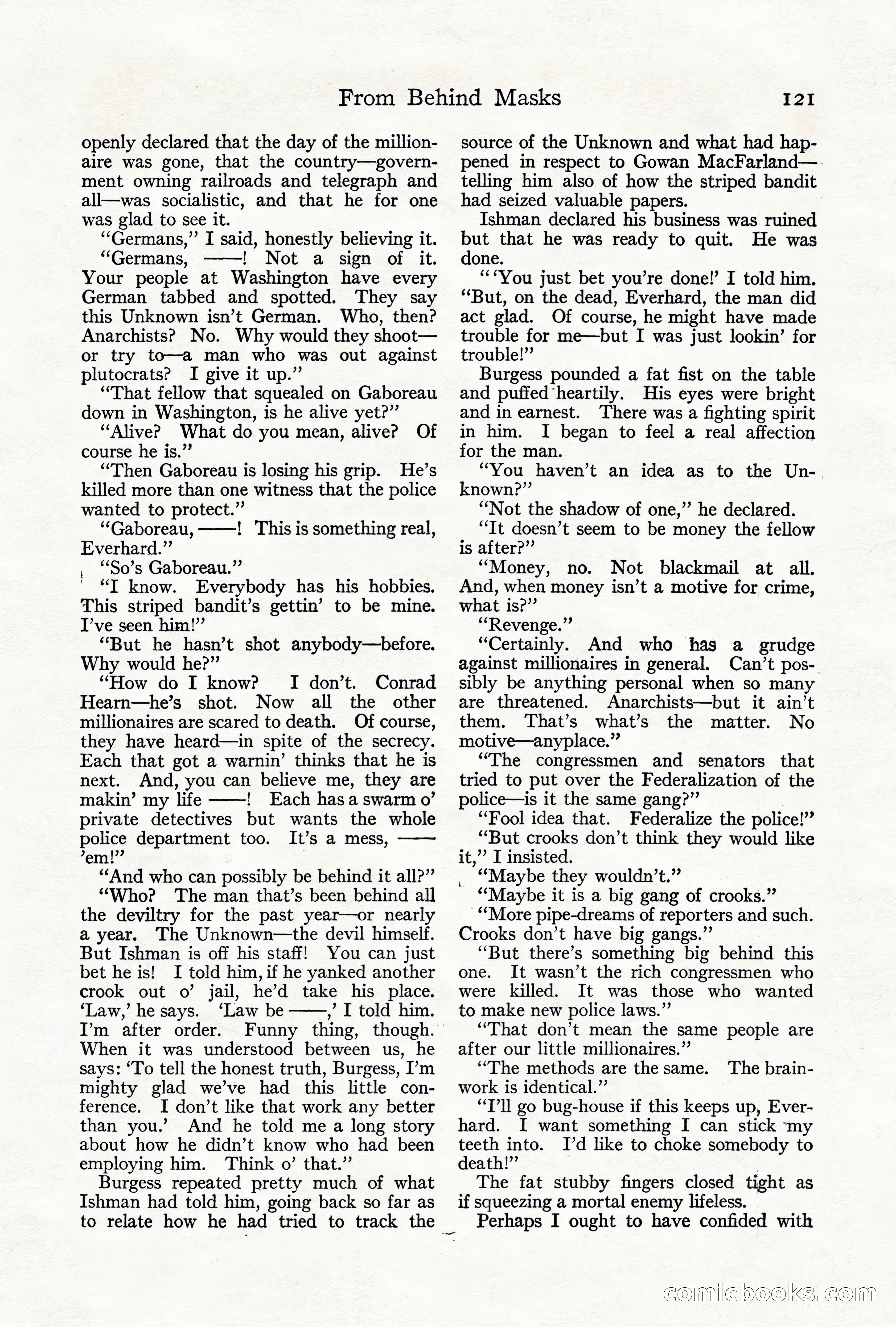 Adventure Magazine, June 3, 1919 — page 127 of 200