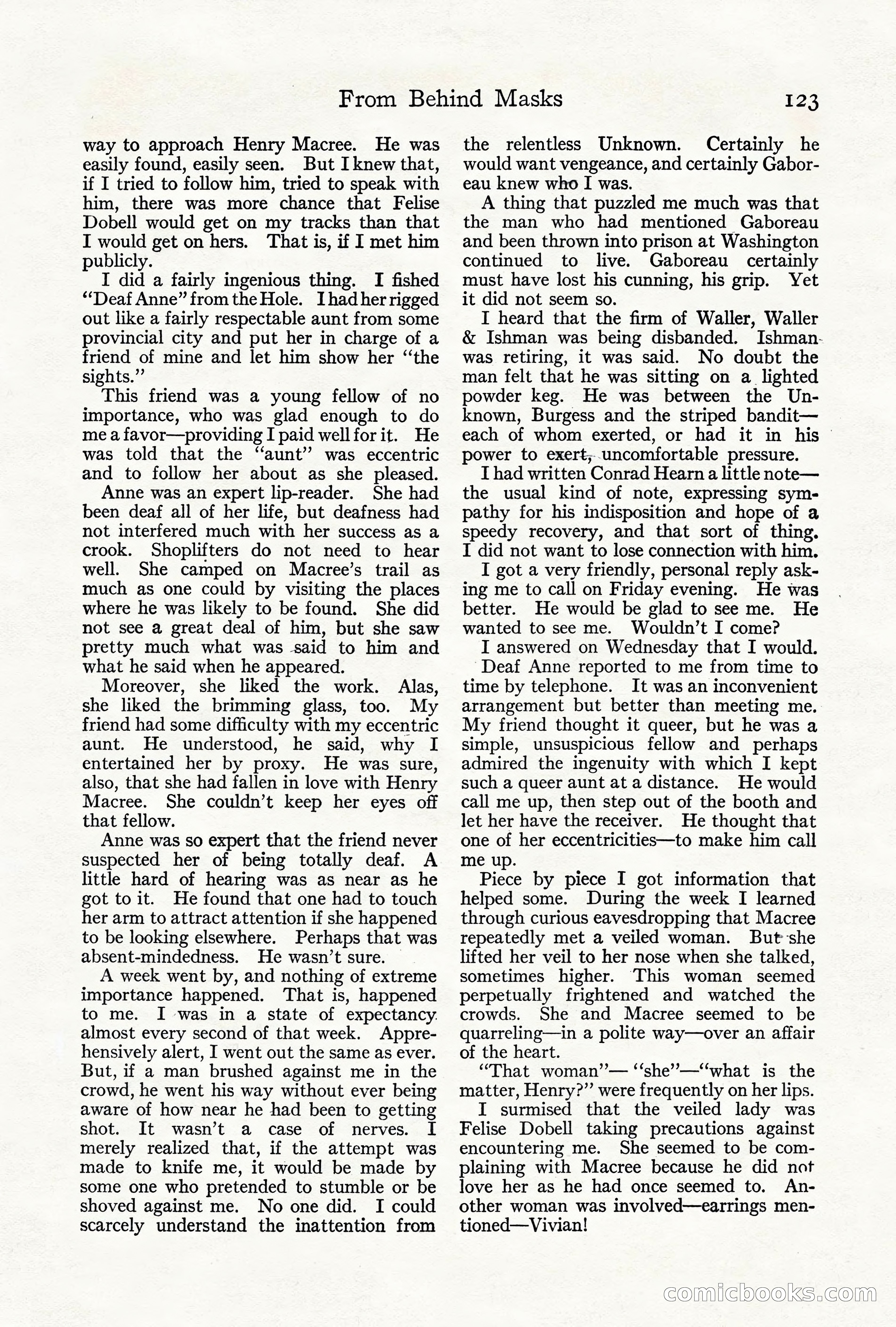 Adventure Magazine, June 3, 1919 — page 129 of 200