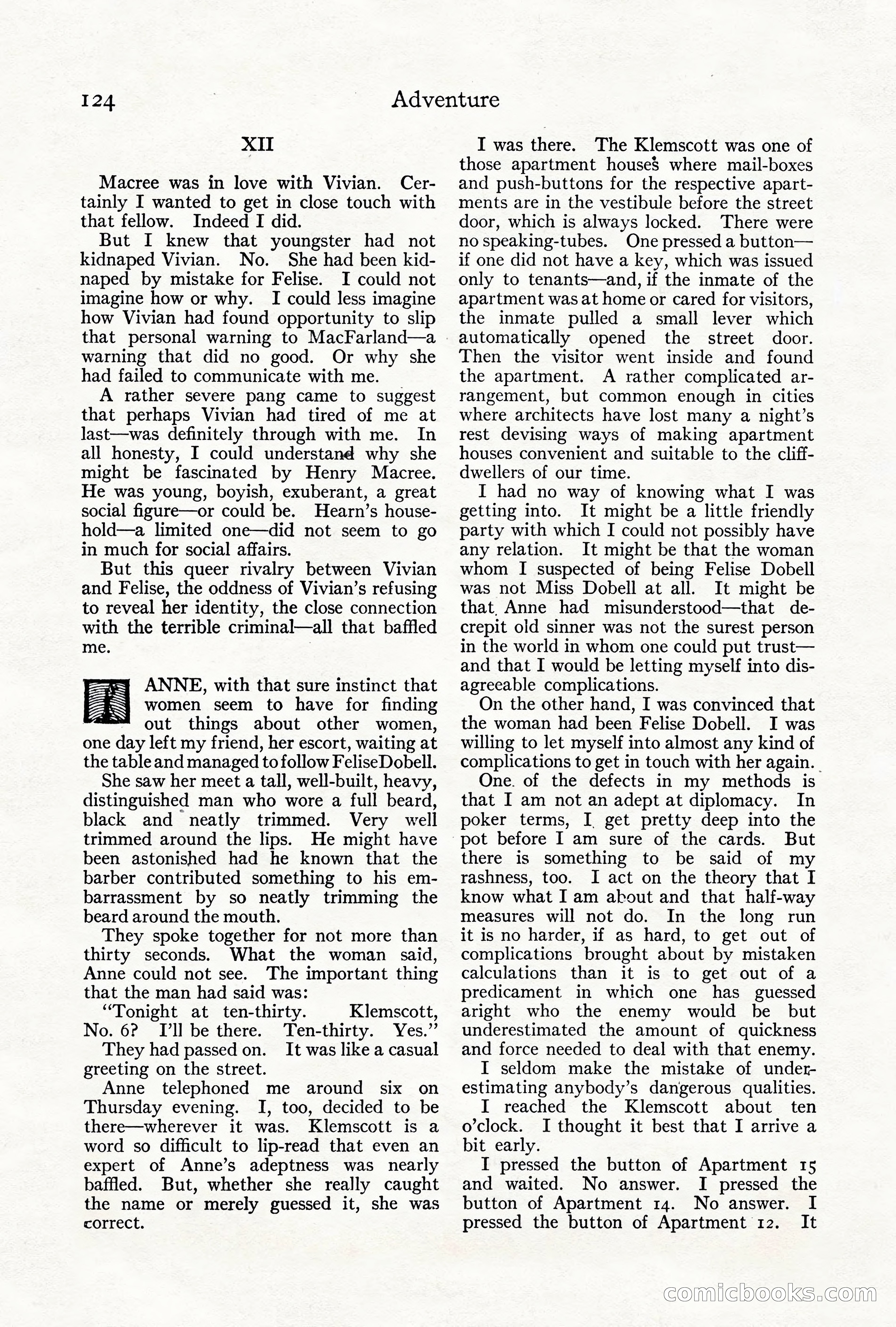 Adventure Magazine, June 3, 1919 — page 130 of 200