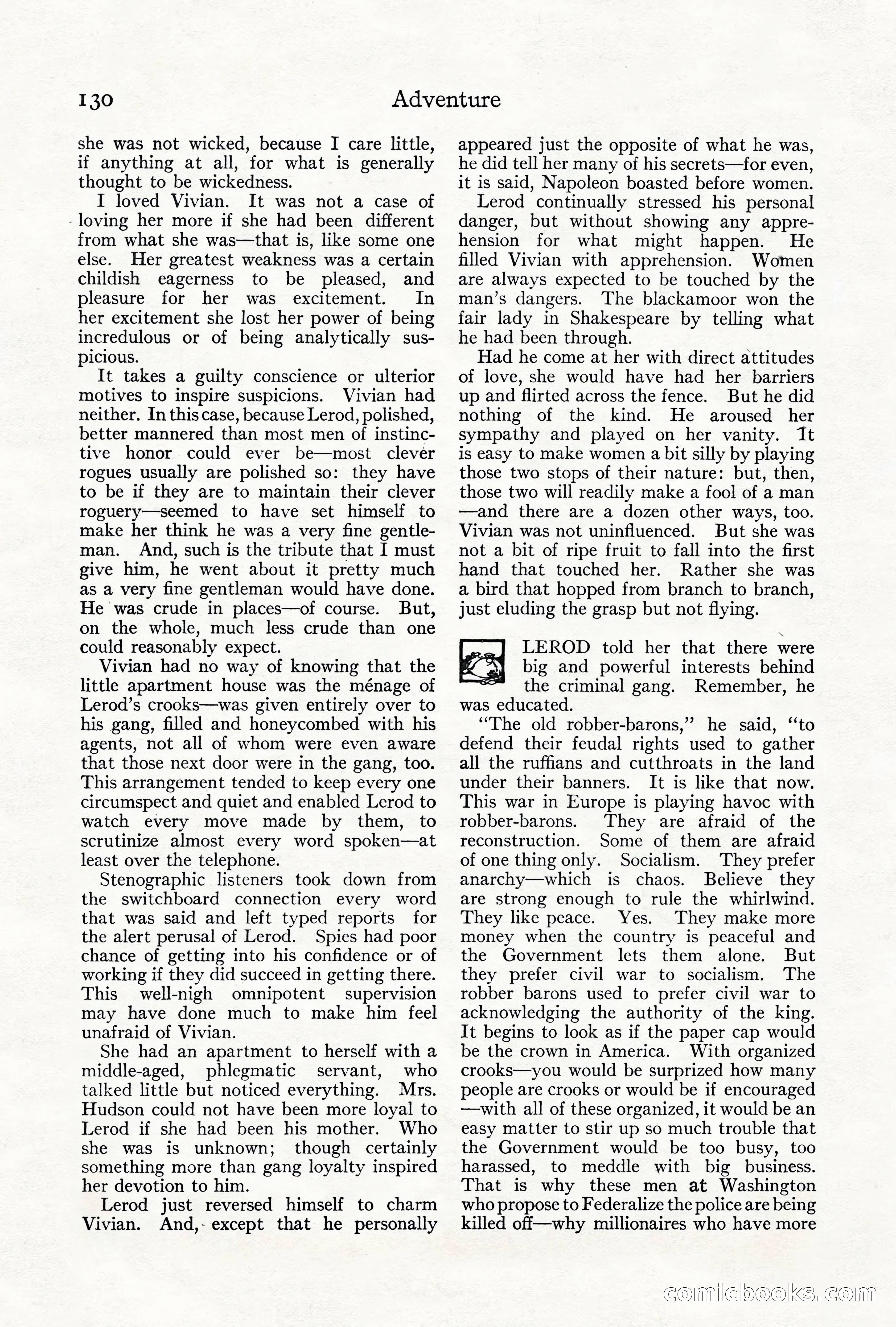 Adventure Magazine, June 3, 1919 — page 136 of 200