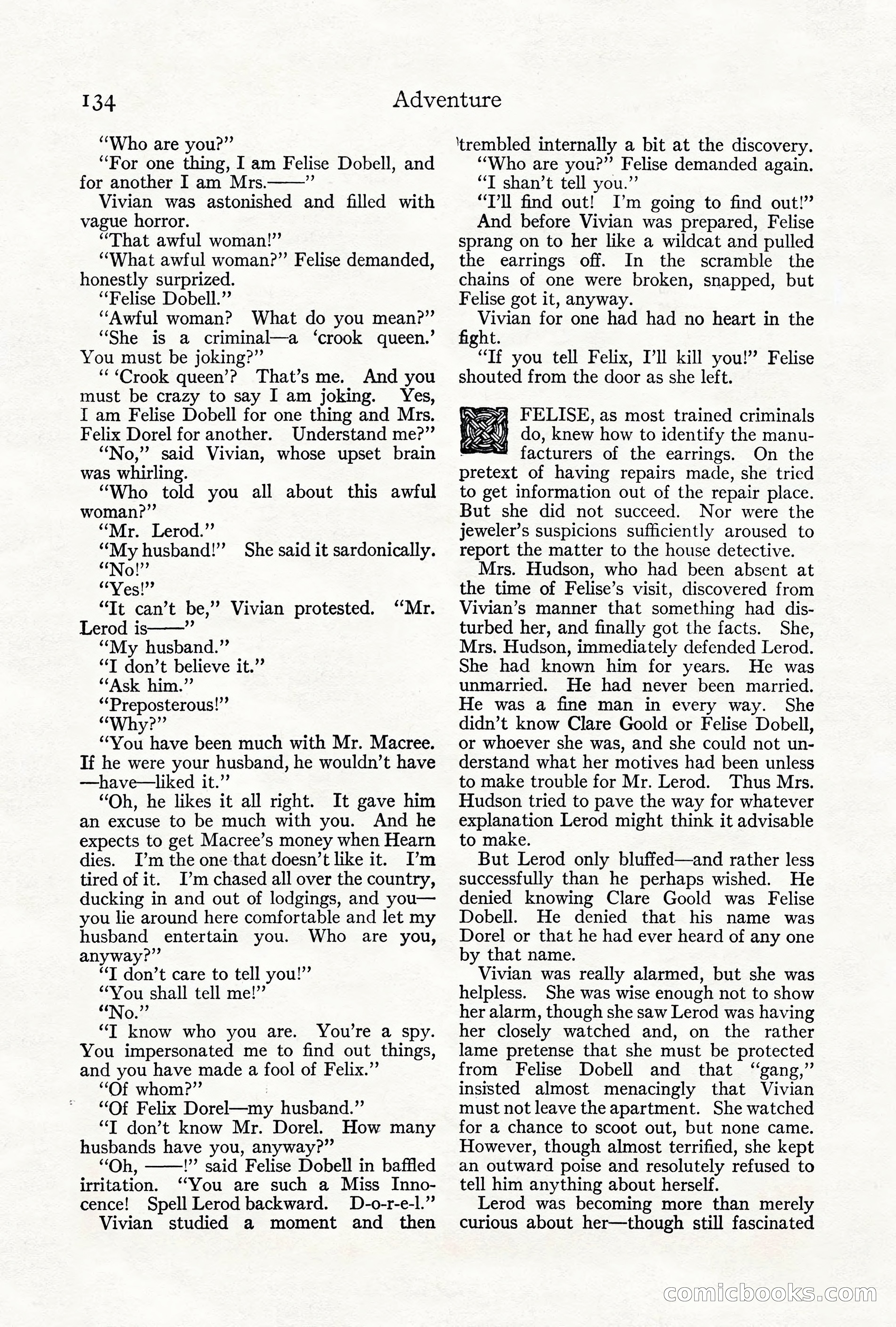 Adventure Magazine, June 3, 1919 — page 140 of 200
