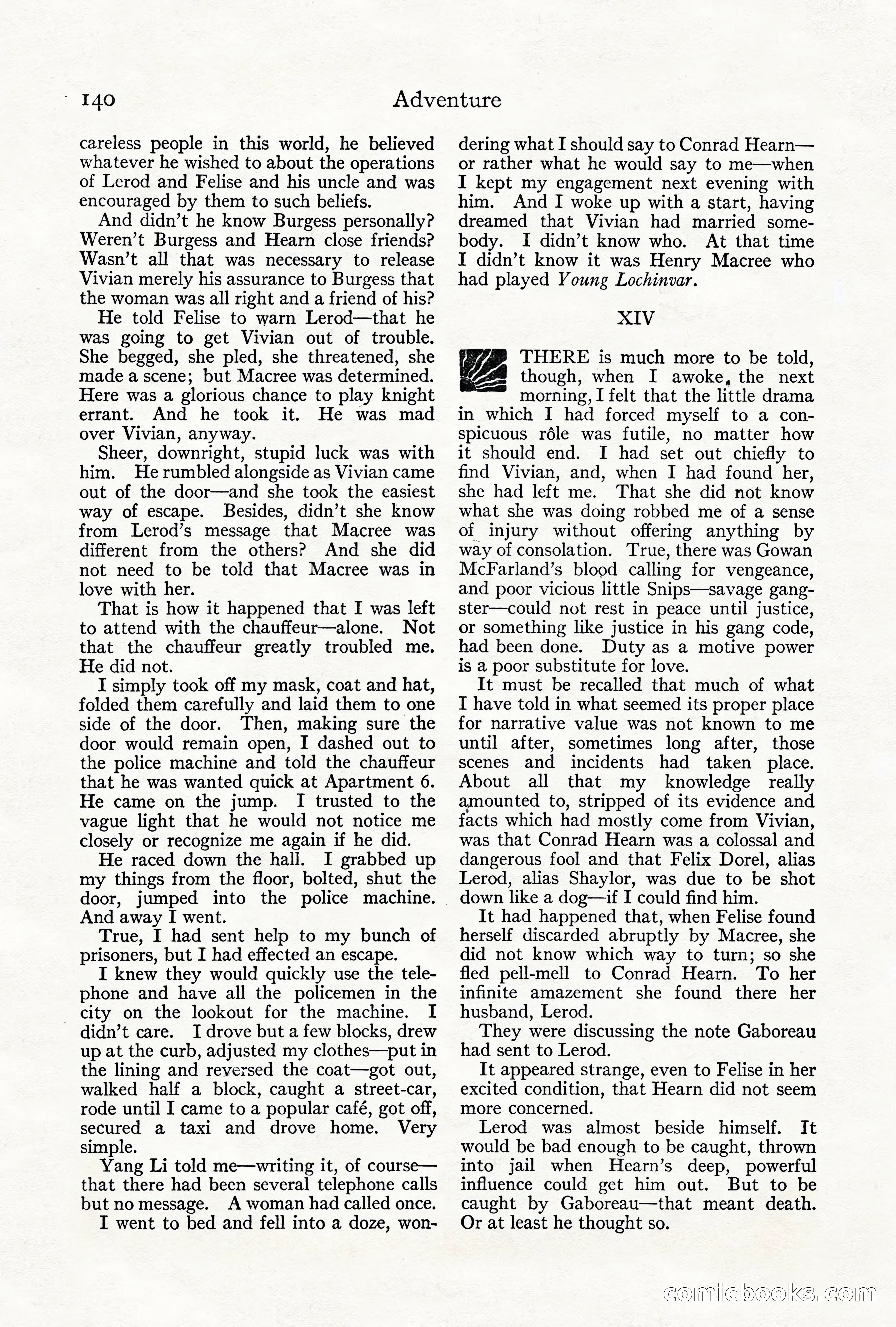 Adventure Magazine, June 3, 1919 — page 146 of 200
