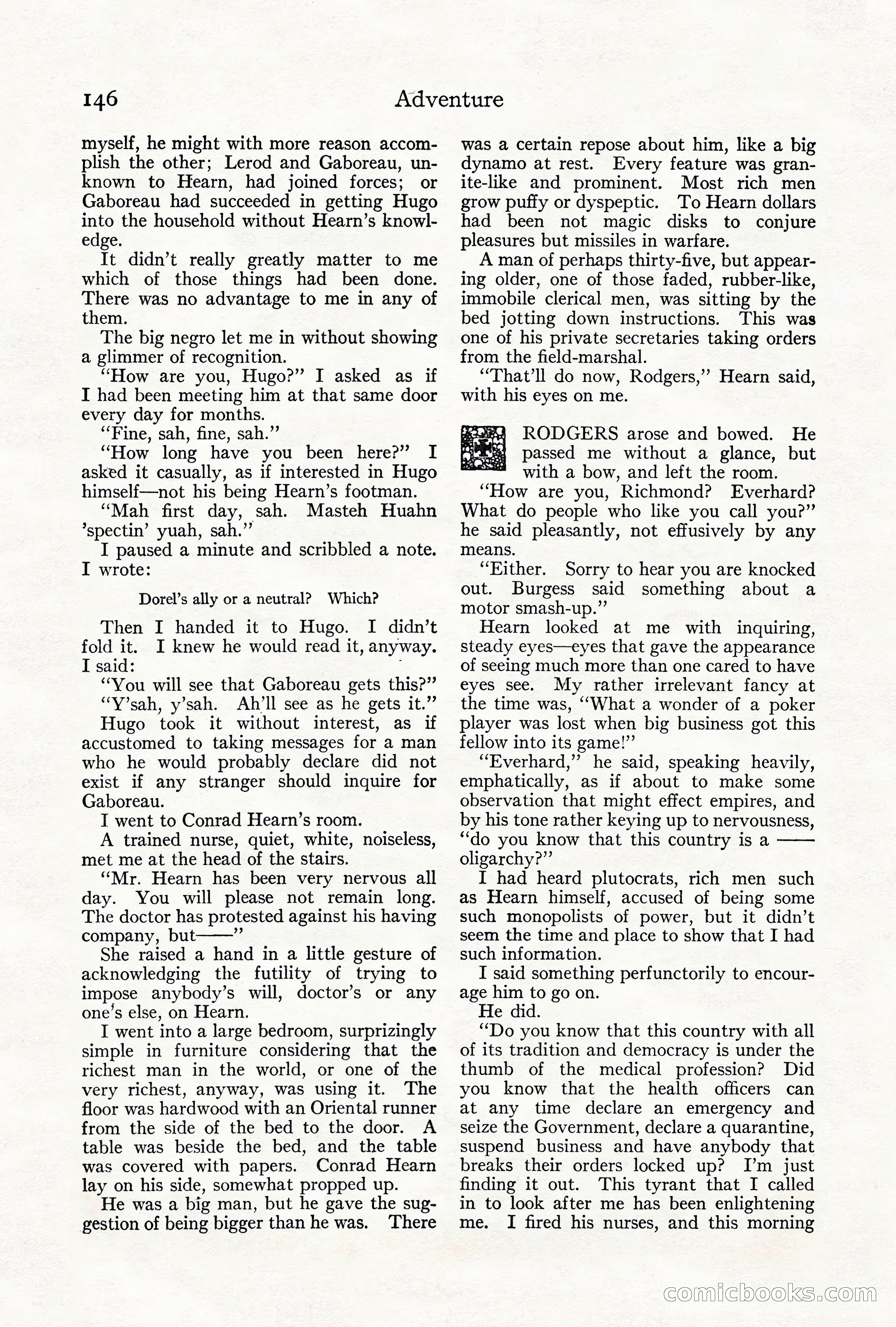 Adventure Magazine, June 3, 1919 — page 152 of 200