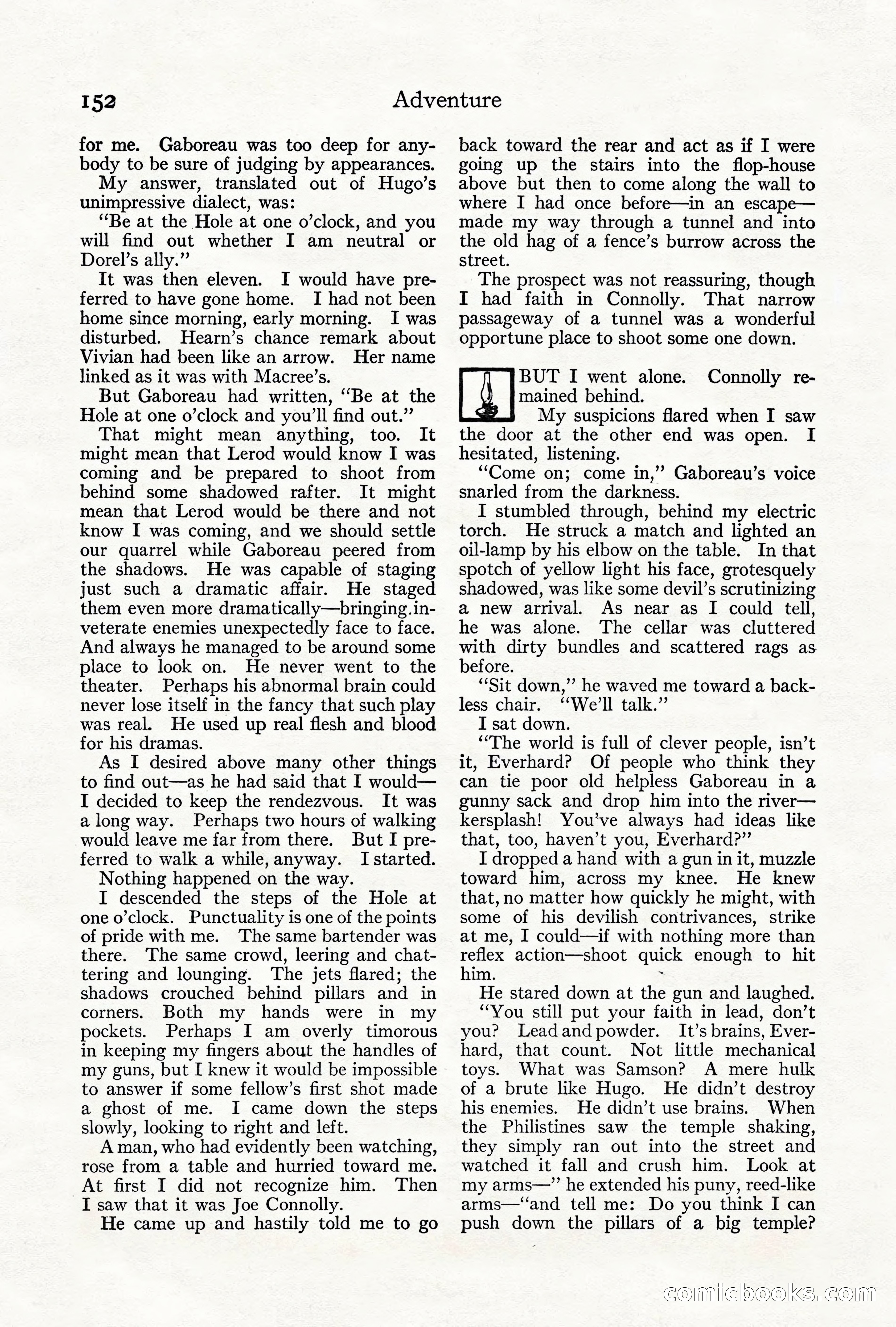Adventure Magazine, June 3, 1919 — page 158 of 200
