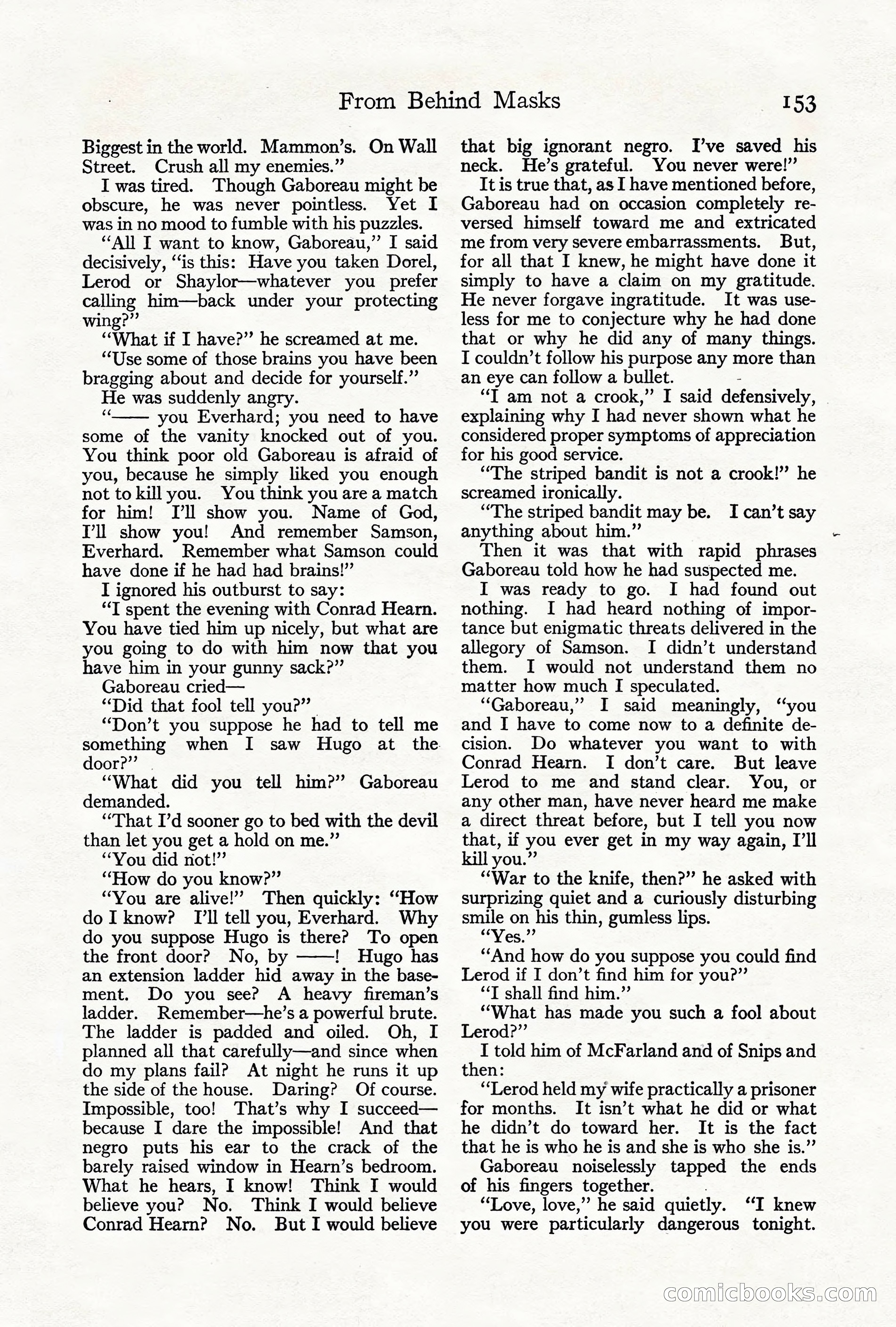 Adventure Magazine, June 3, 1919 — page 159 of 200