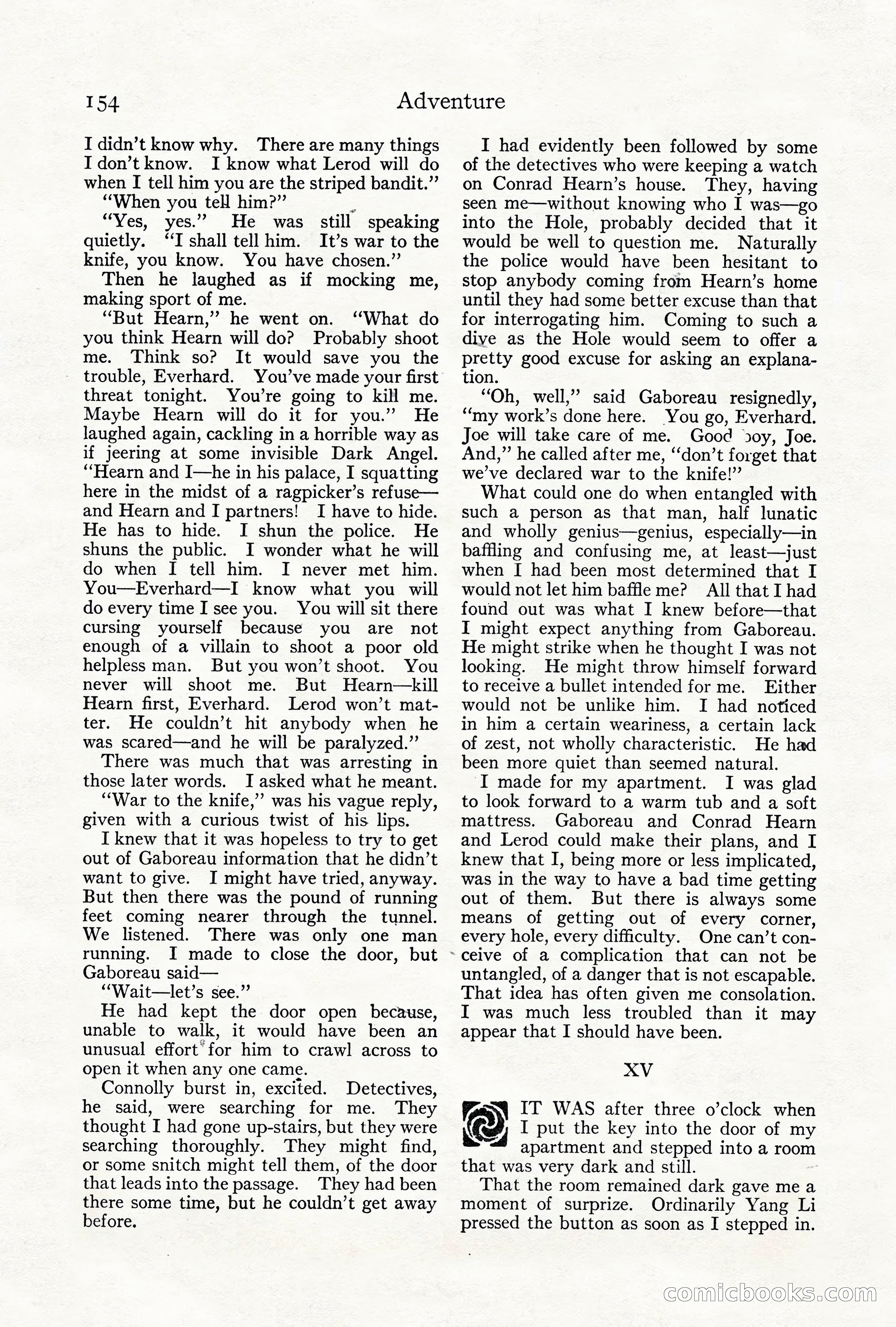 Adventure Magazine, June 3, 1919 — page 160 of 200