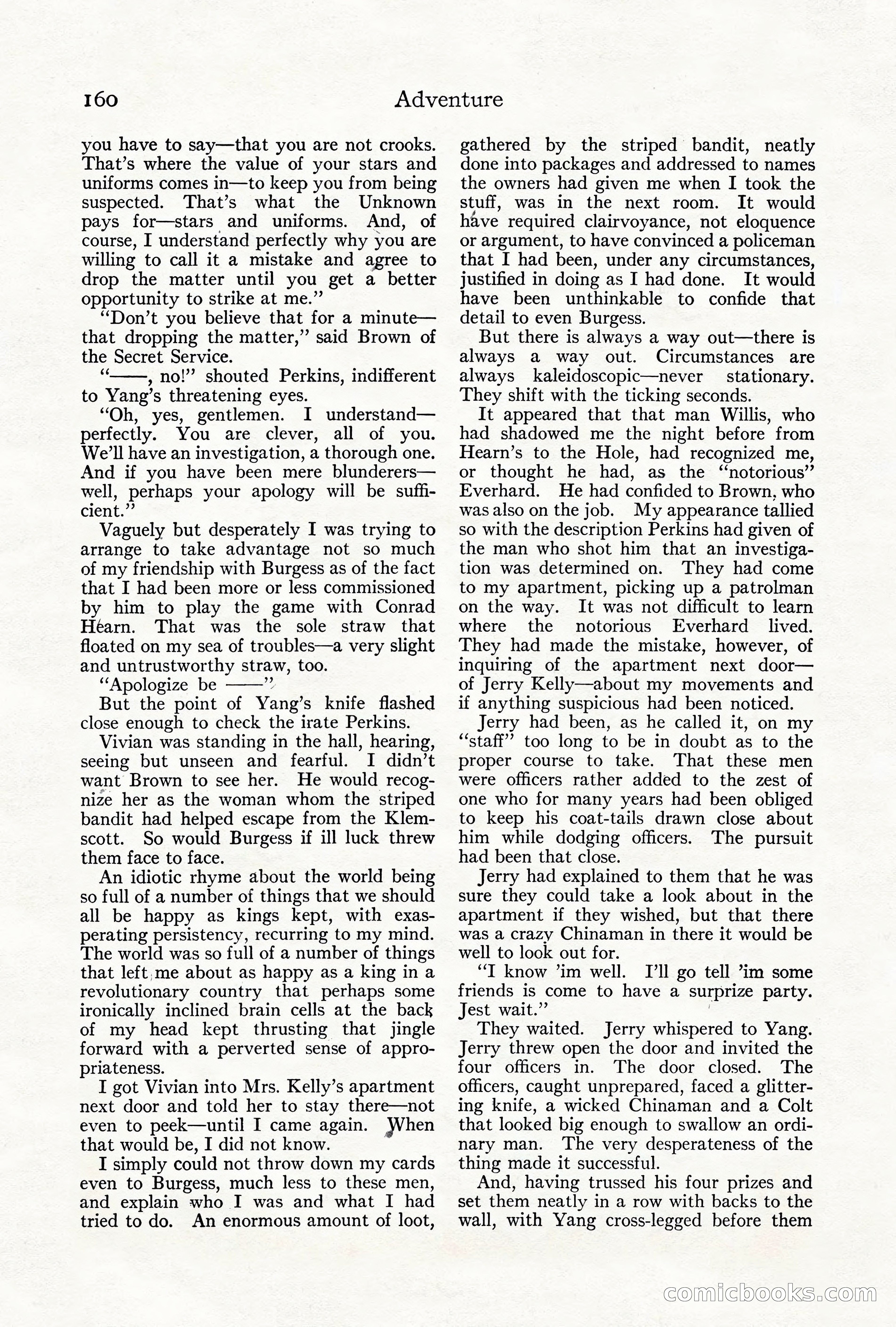 Adventure Magazine, June 3, 1919 — page 166 of 200