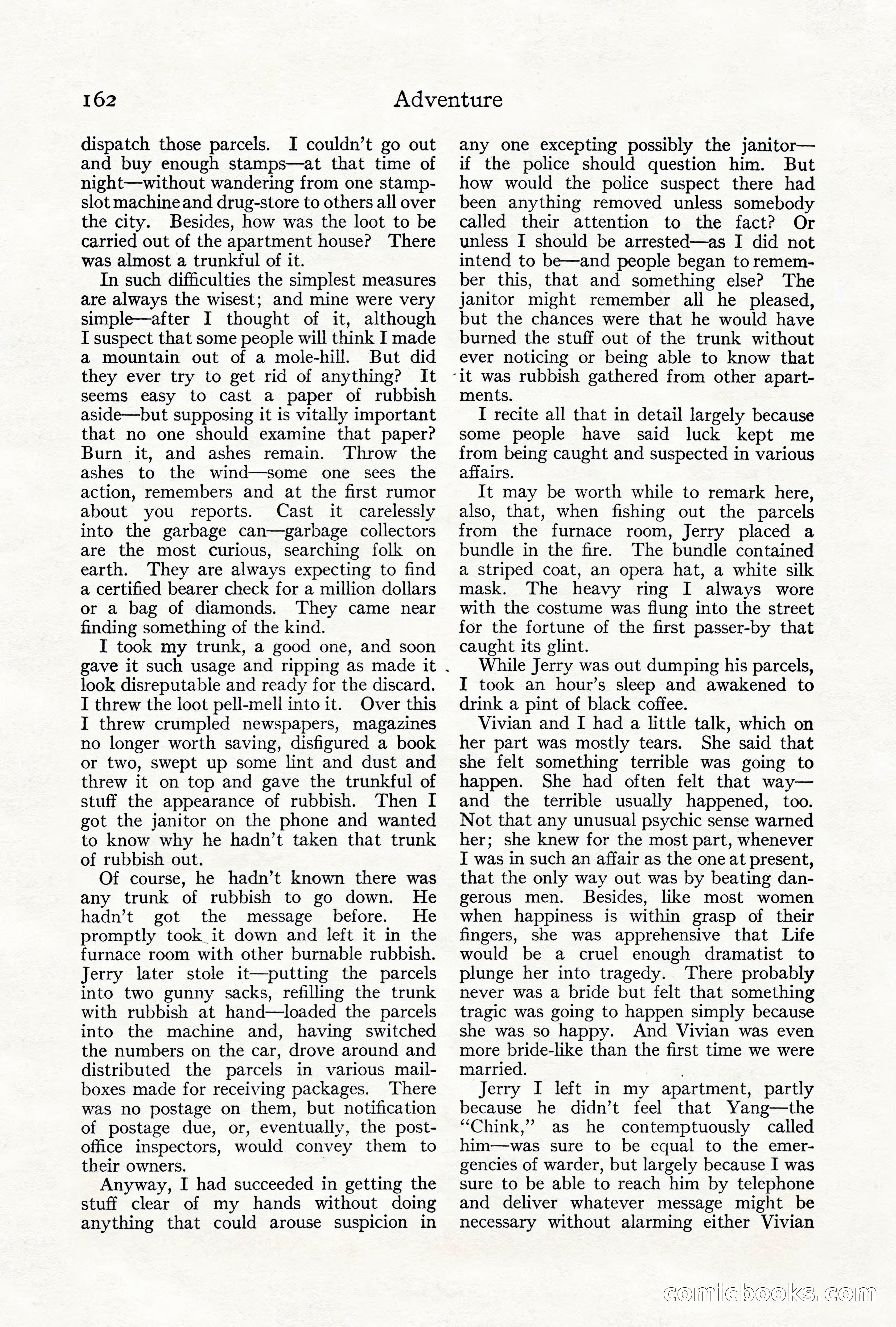 Adventure Magazine, June 3, 1919 — page 168 of 200