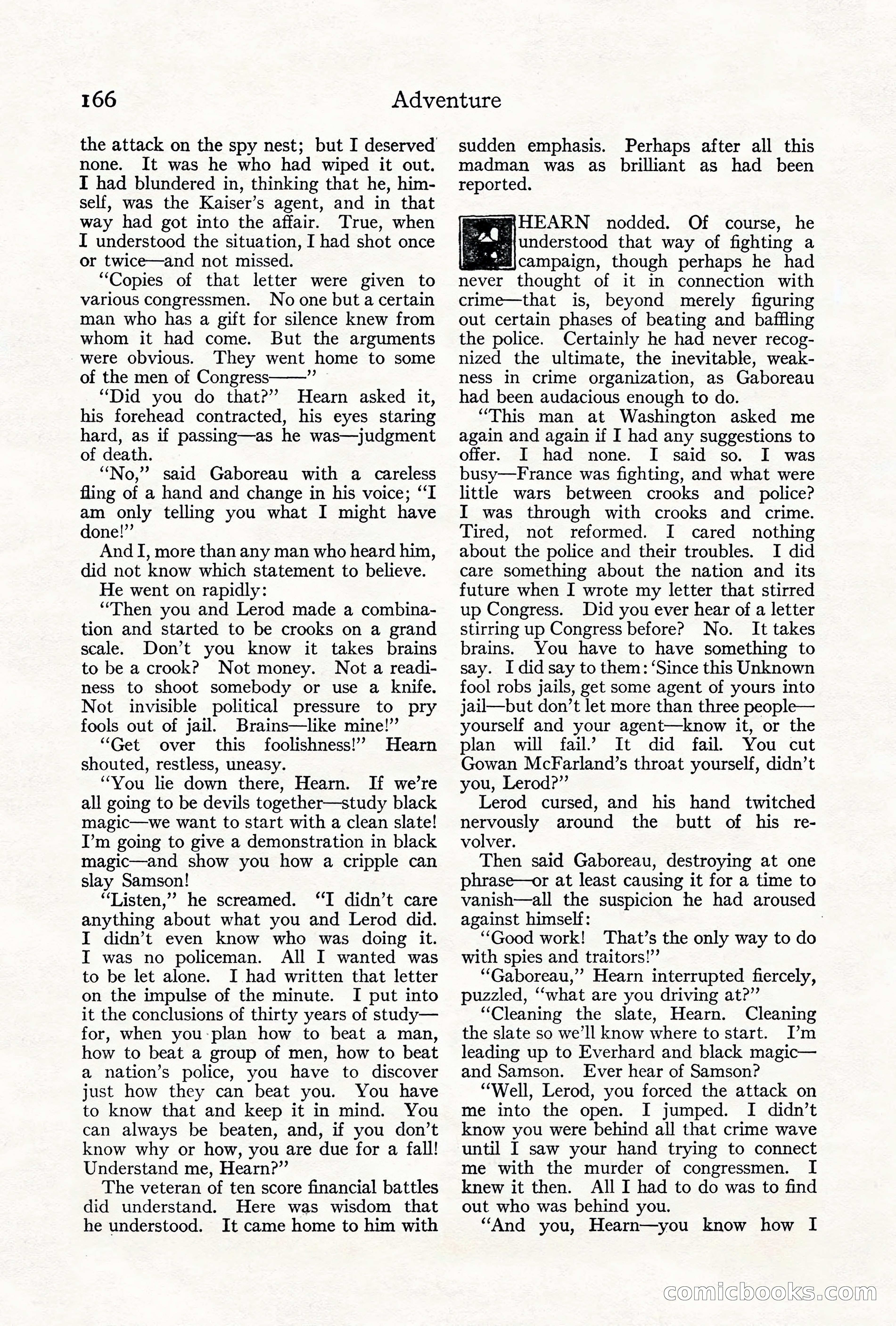 Adventure Magazine, June 3, 1919 — page 172 of 200