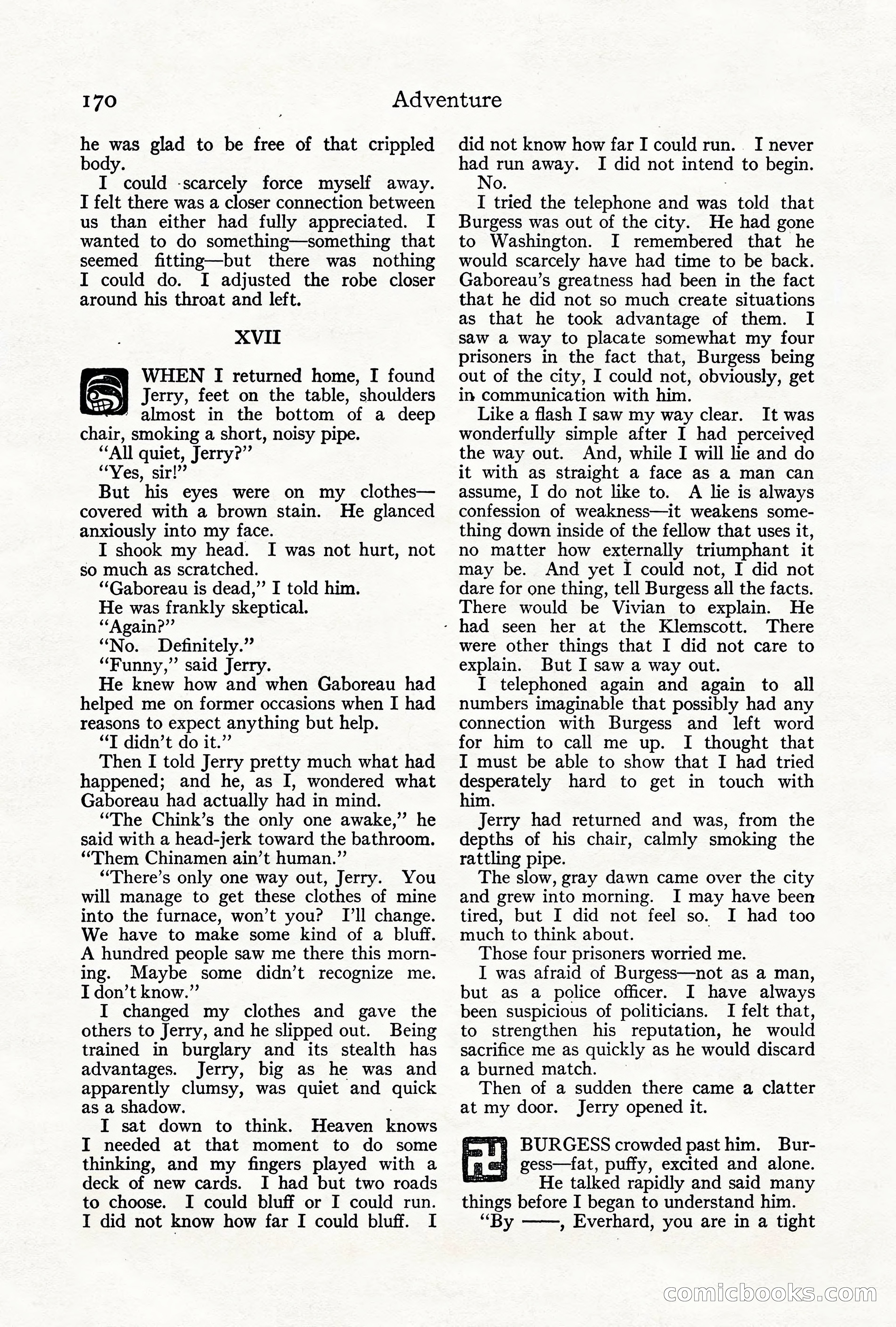 Adventure Magazine, June 3, 1919 — page 176 of 200