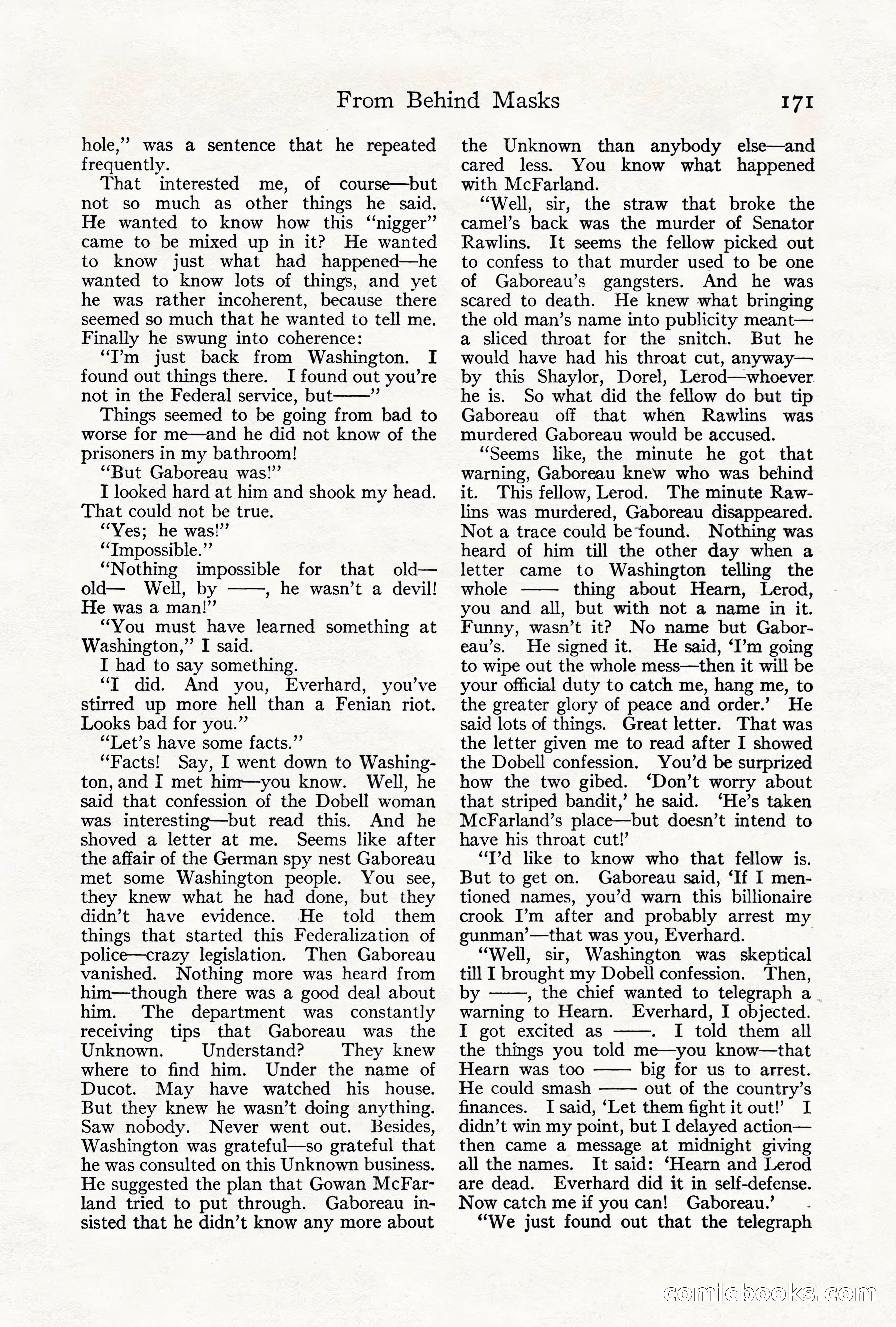 Adventure Magazine, June 3, 1919 — page 177 of 200