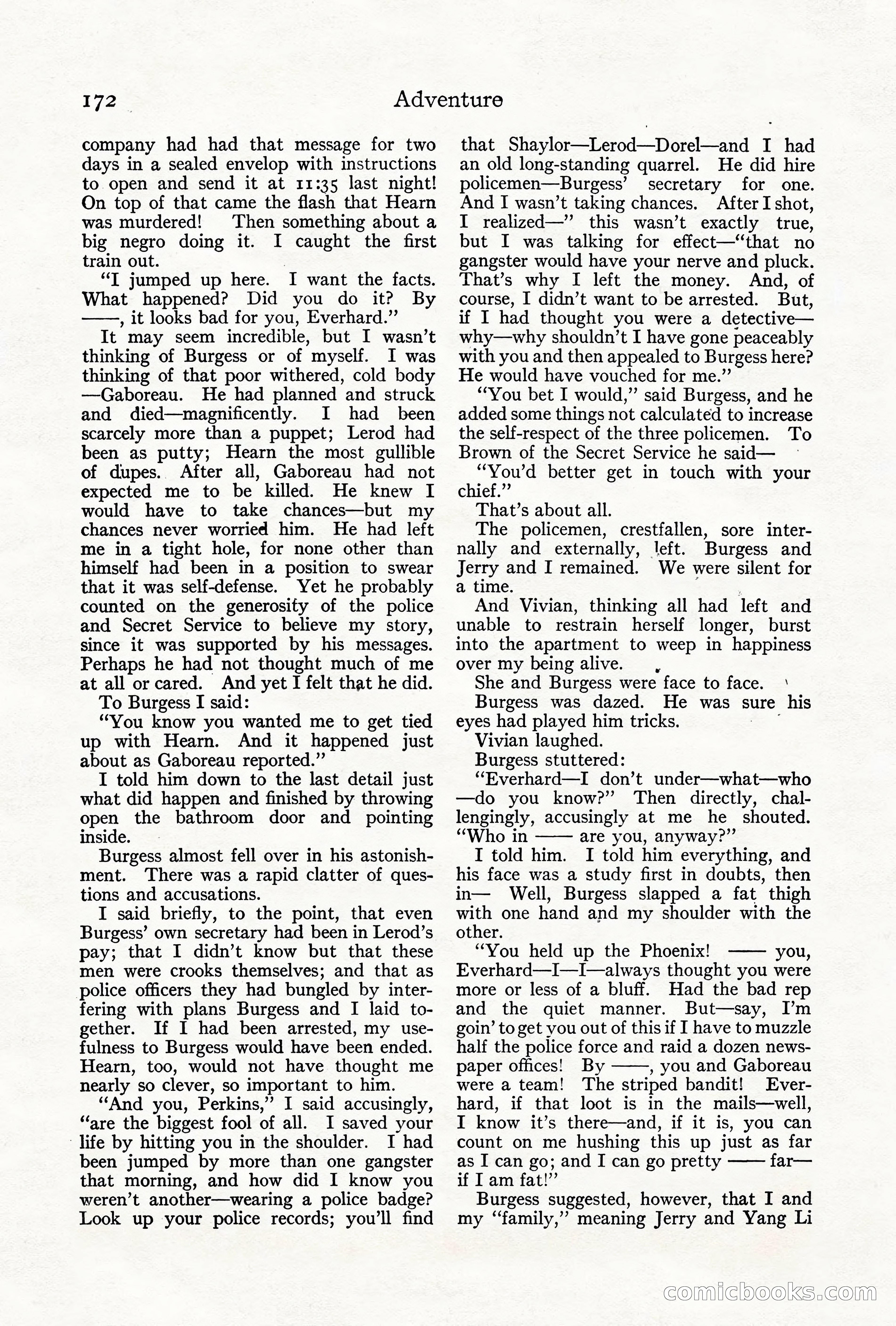 Adventure Magazine, June 3, 1919 — page 178 of 200