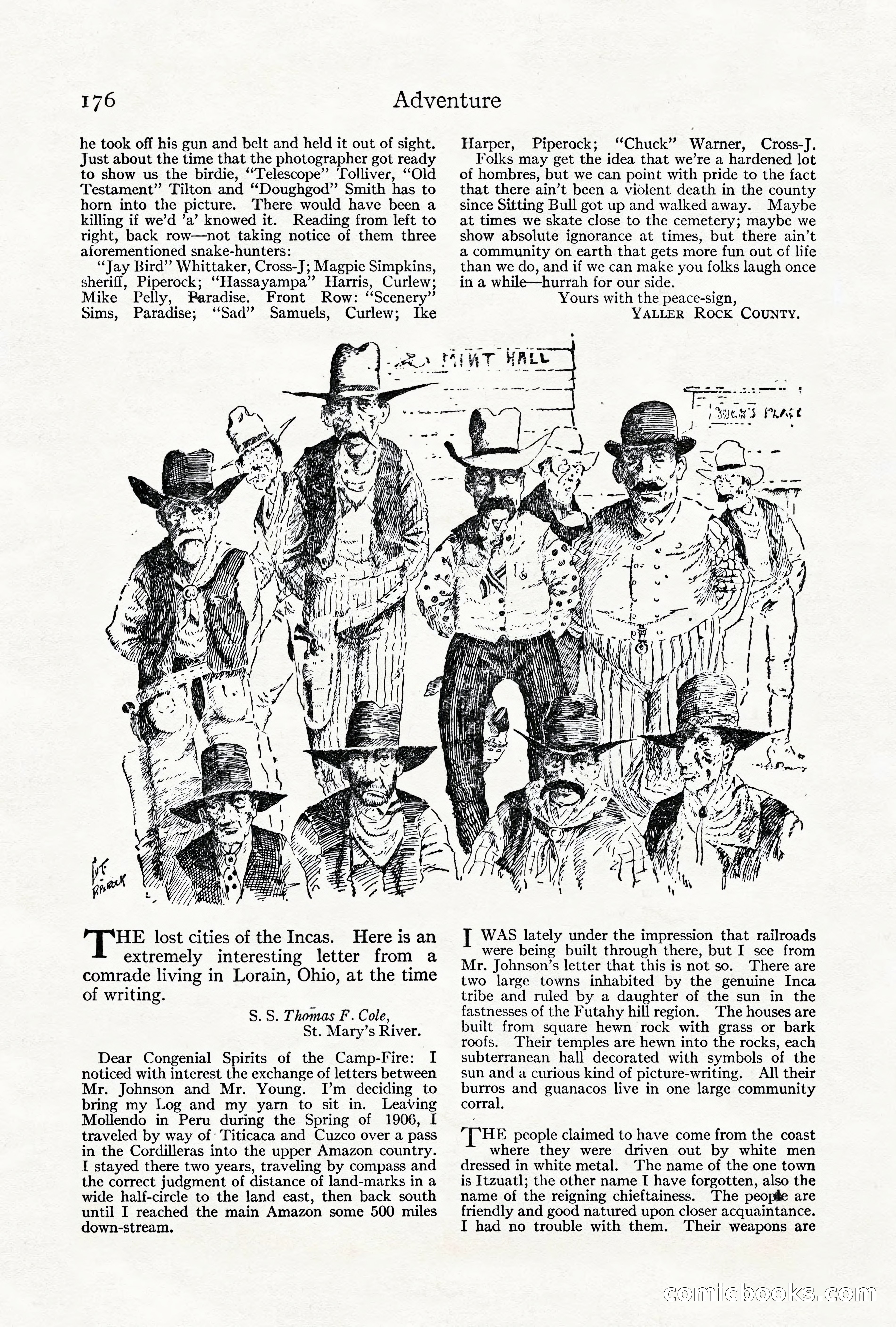 Adventure Magazine, June 3, 1919 — page 182 of 200